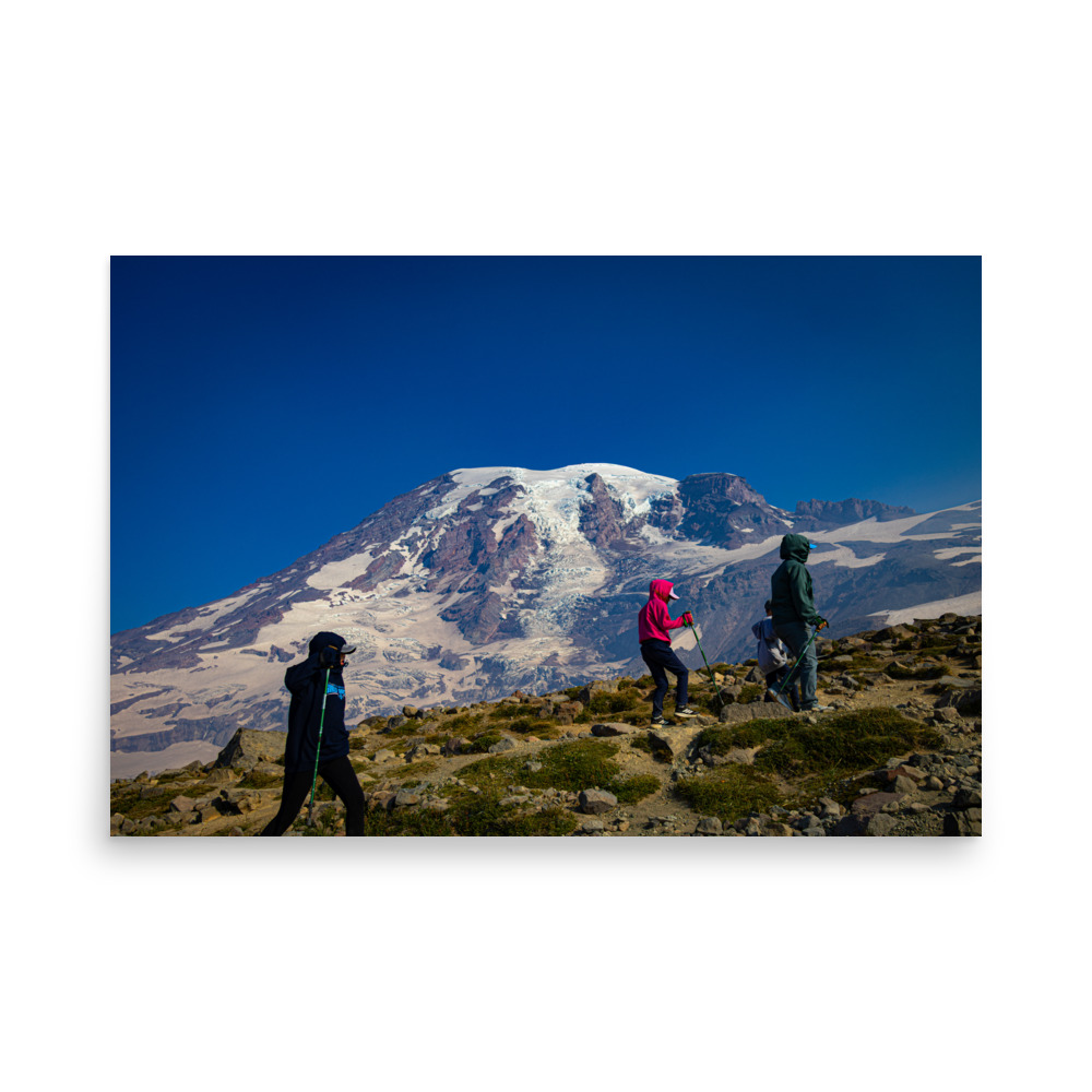 Rainier Ridge Walk, Mt. Rainier National Park — Landscape Print - Image 2