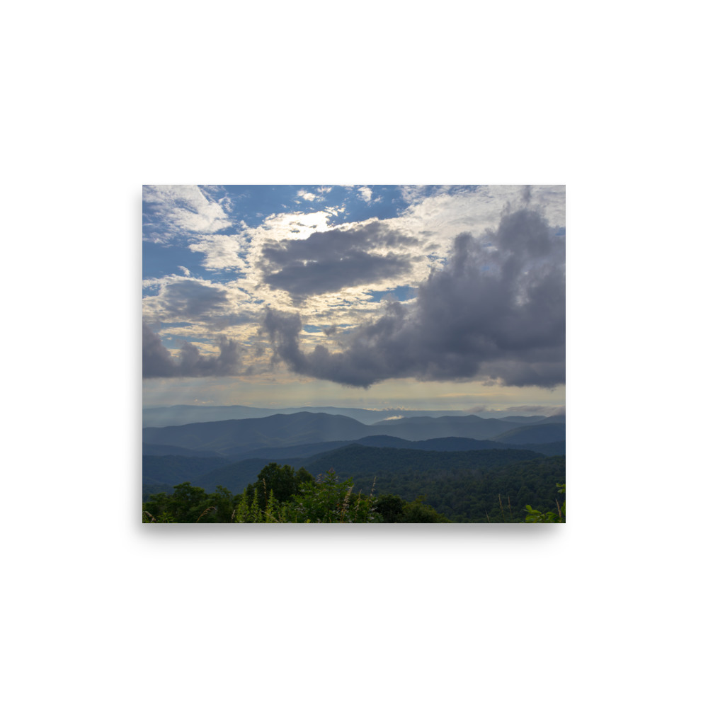 Cloud Ridges, Shenandoah National Park — Landscape Print