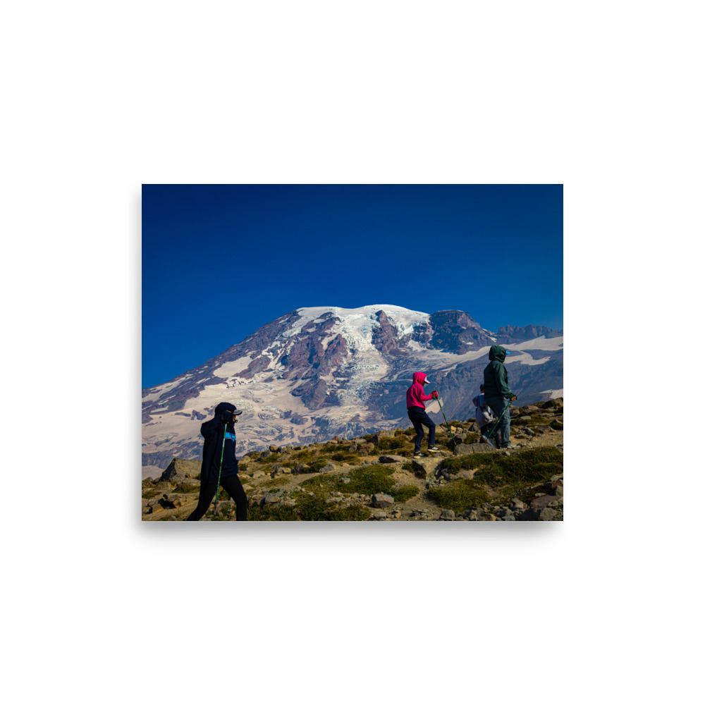 Rainier Ridge Walk, Mt. Rainier National Park — Landscape Print - Image 3
