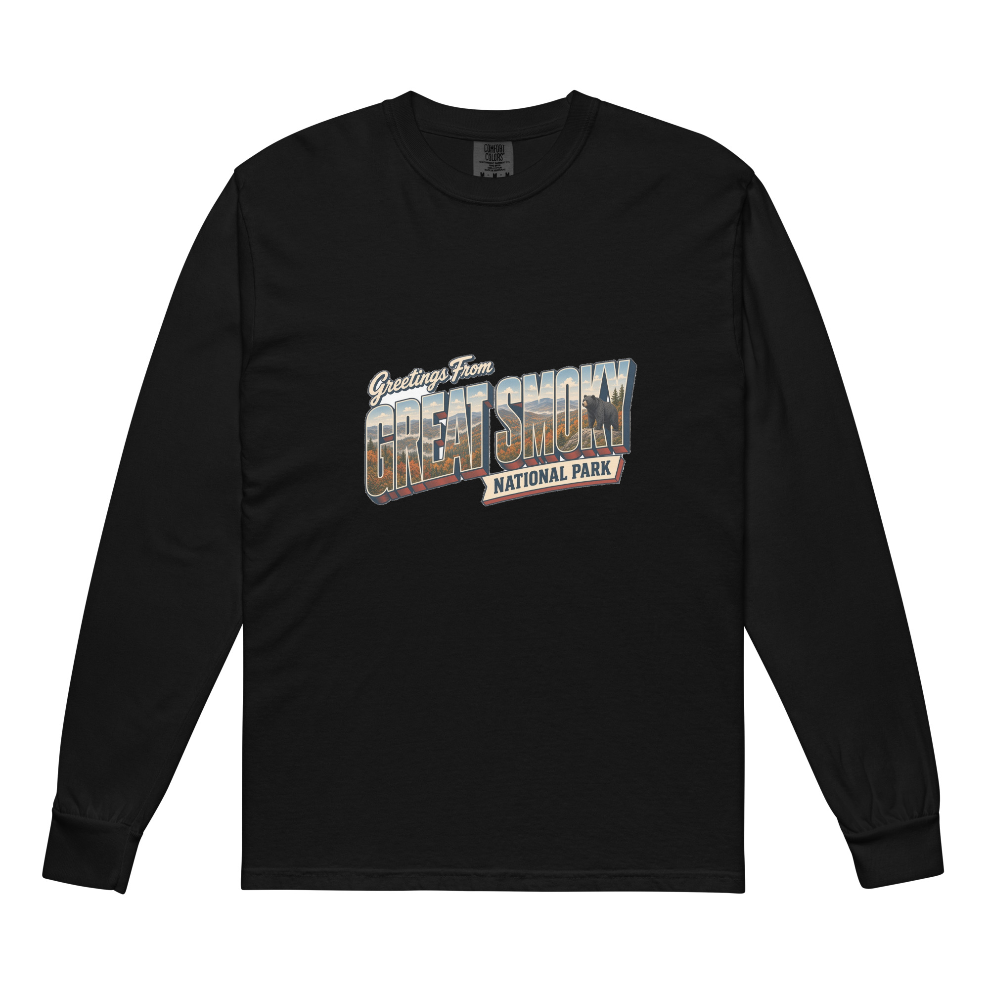 Great Smoky Mountains National Park Postcard Long Sleeve - Image 2