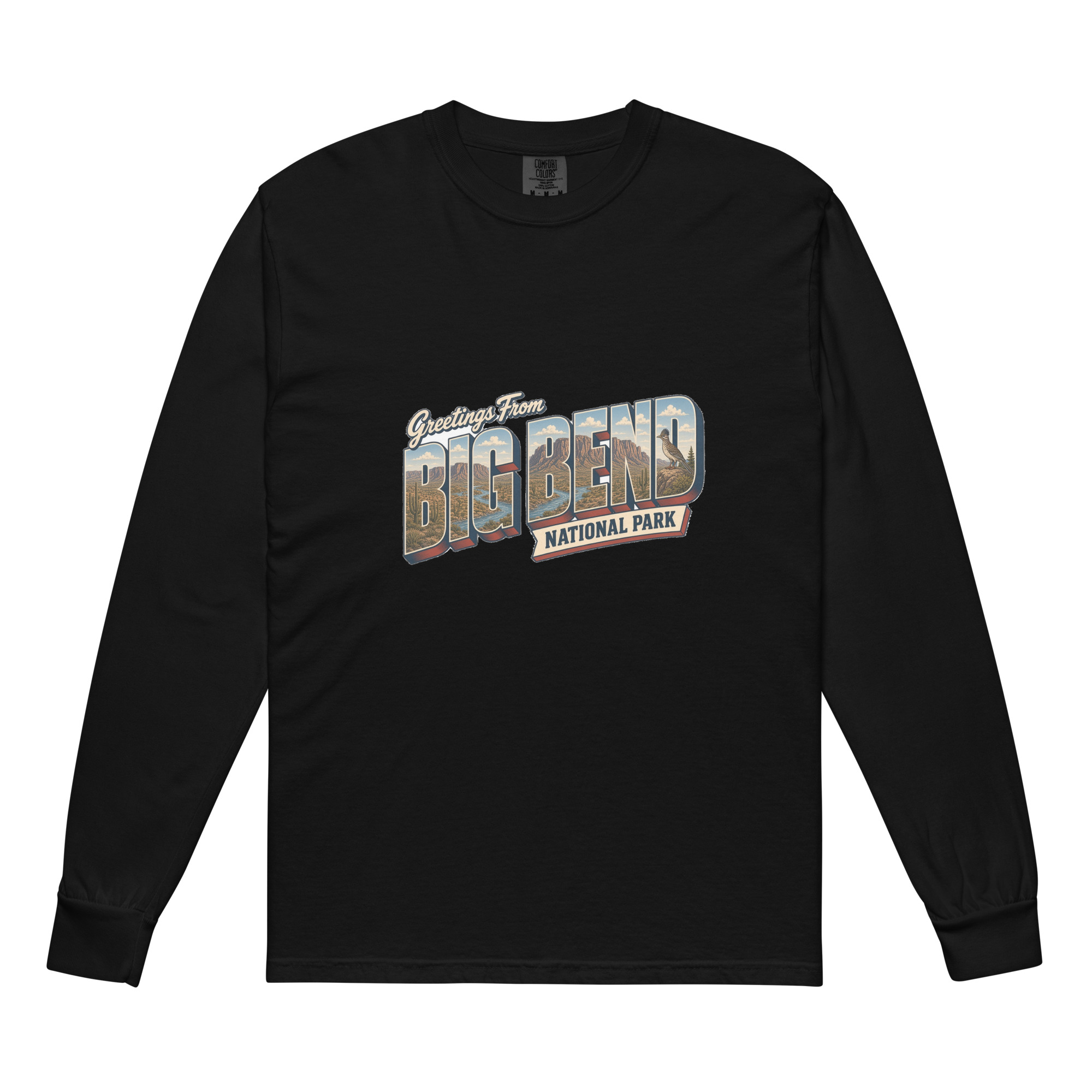 Big Bend National Park Postcard Long Sleeve - Image 2