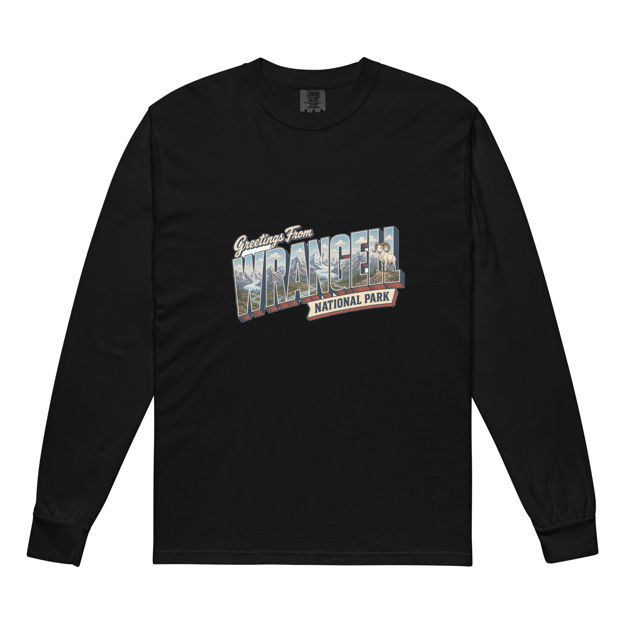 Wrangell–St. Elias National Park Postcard Long Sleeve - Image 2
