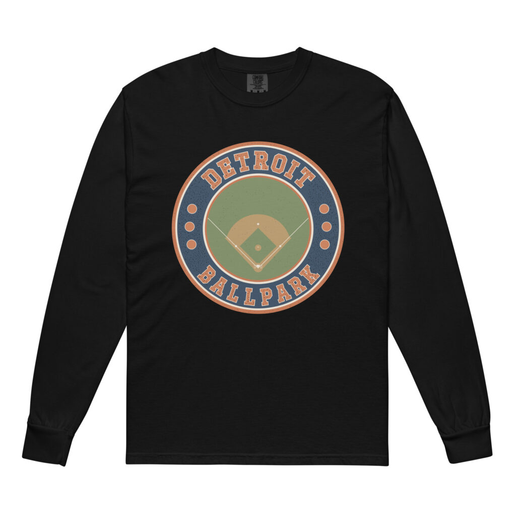Detroit Our First Visit Stamp Long Sleeve