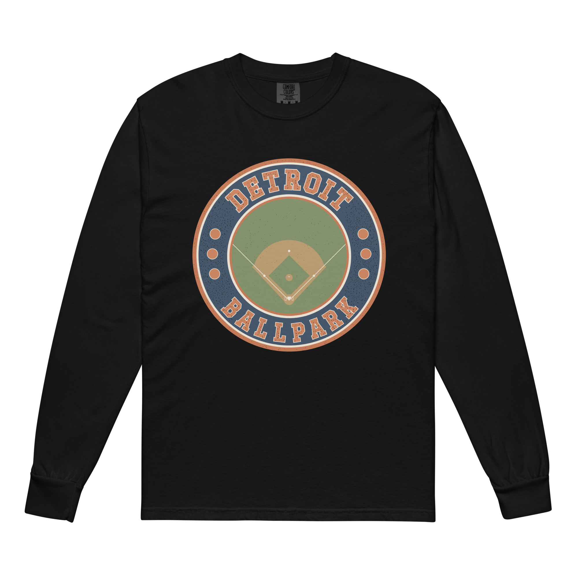 Detroit Our First Visit Stamp Long Sleeve