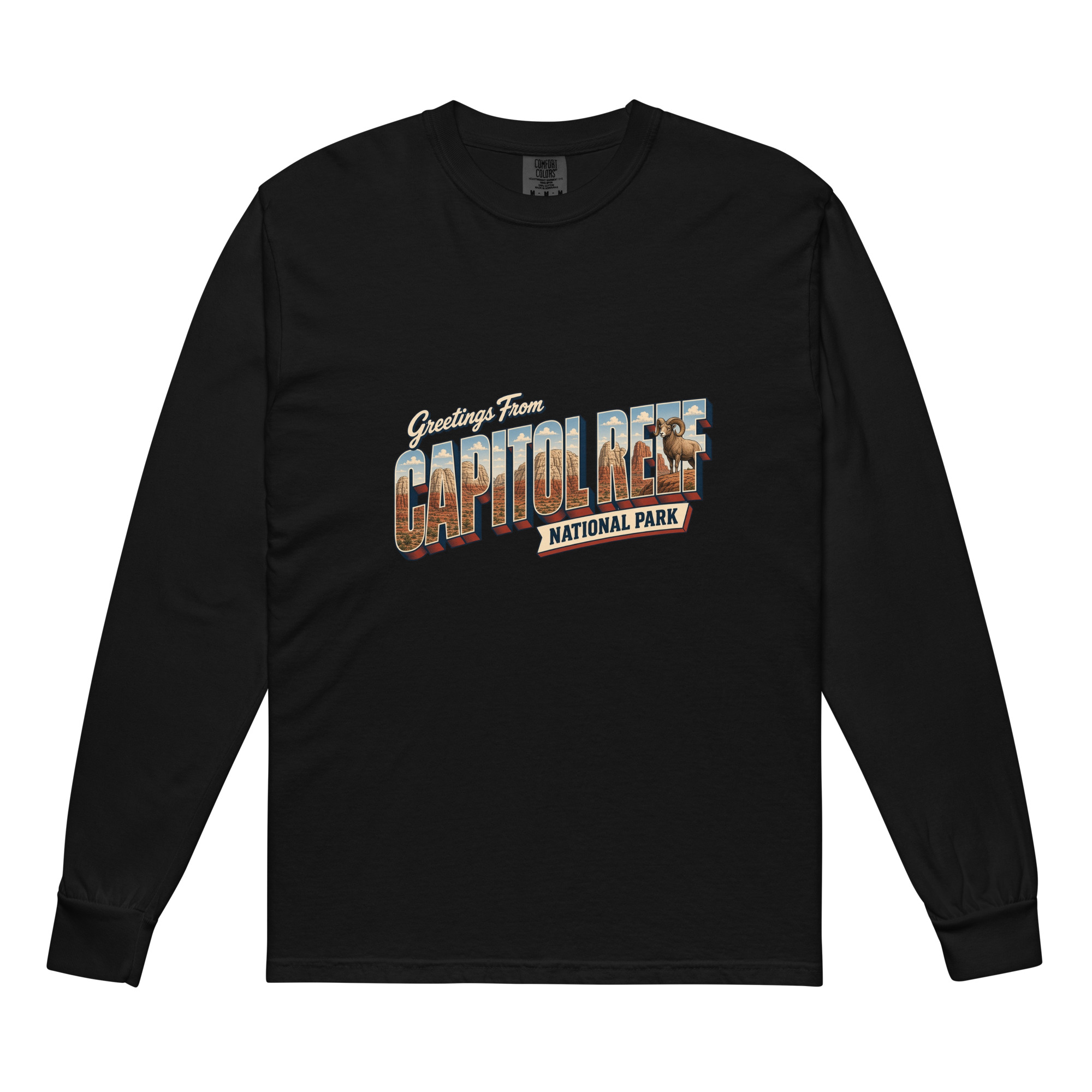 Capitol Reef National Park Postcard Long Sleeve - Image 2