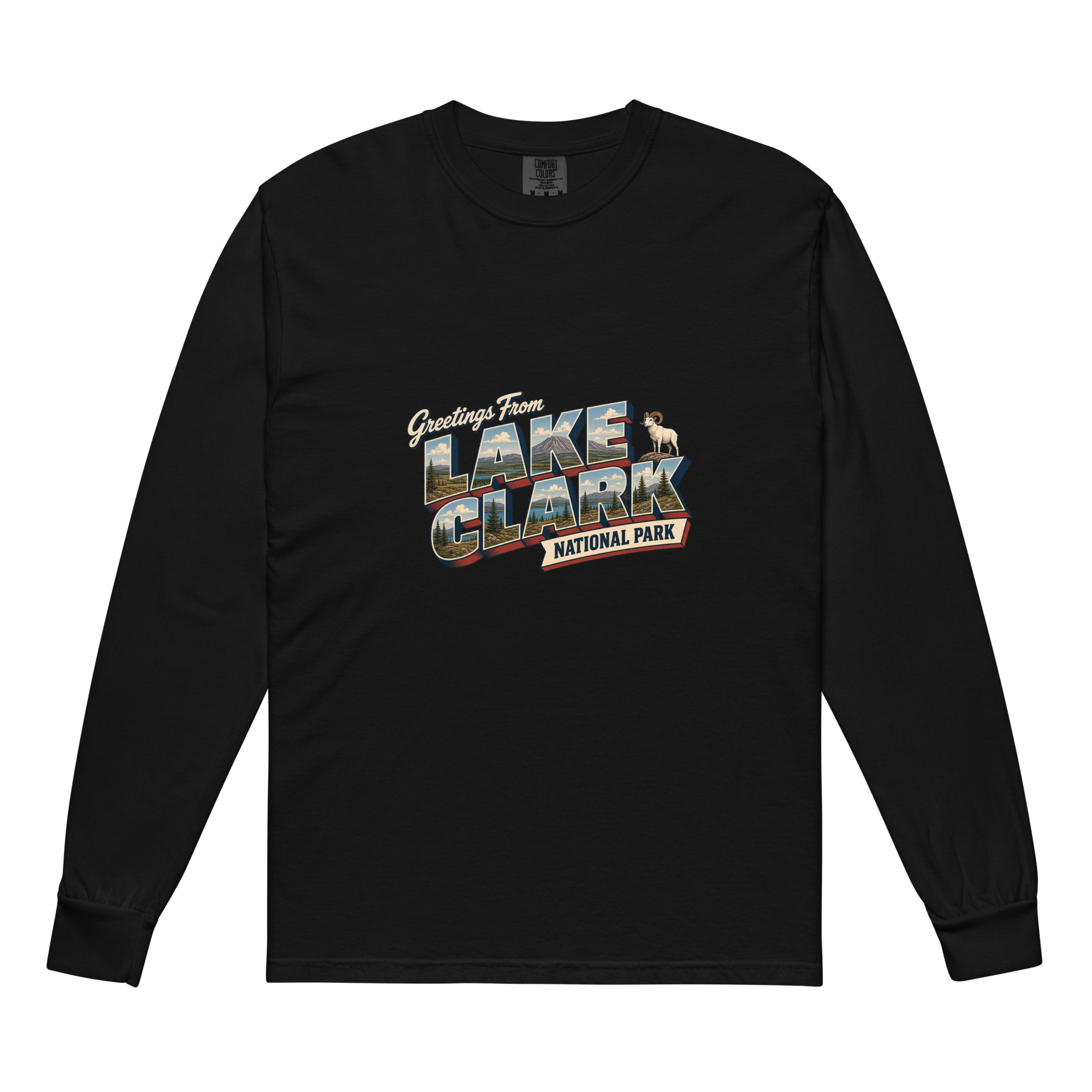 Lake Clark National Park Postcard Long Sleeve - Image 2