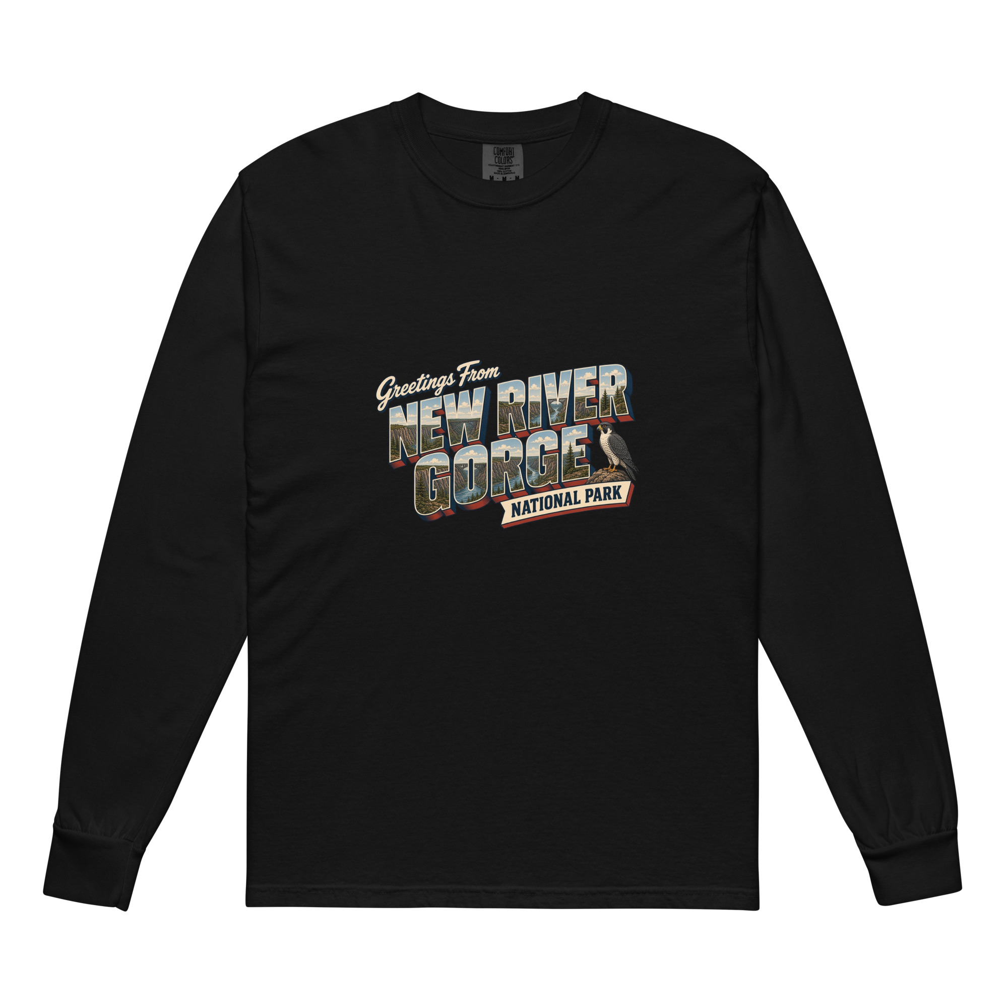 New River Gorge National Park Postcard Long Sleeve - Image 2