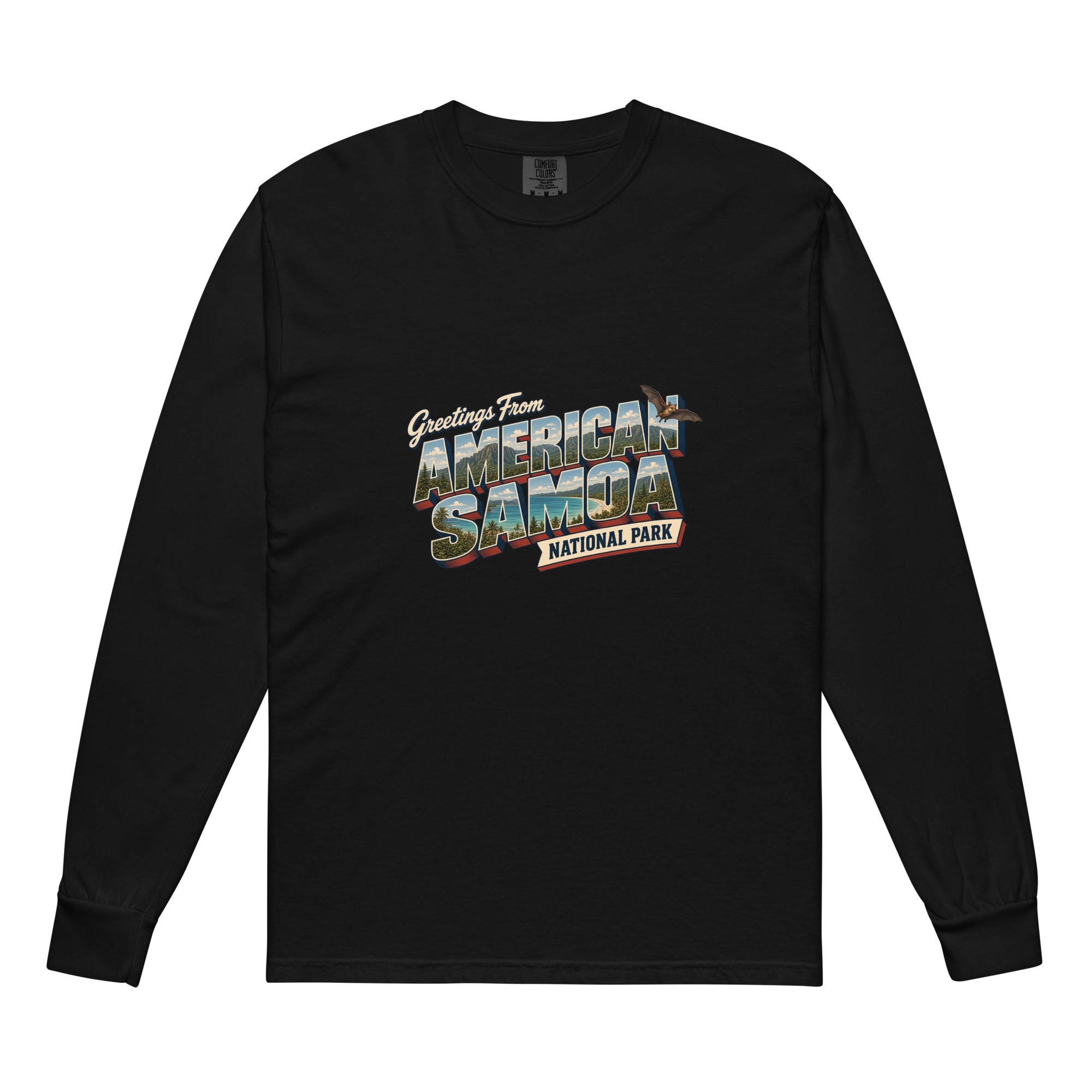 American Samoa National Park Postcard Long Sleeve - Image 2