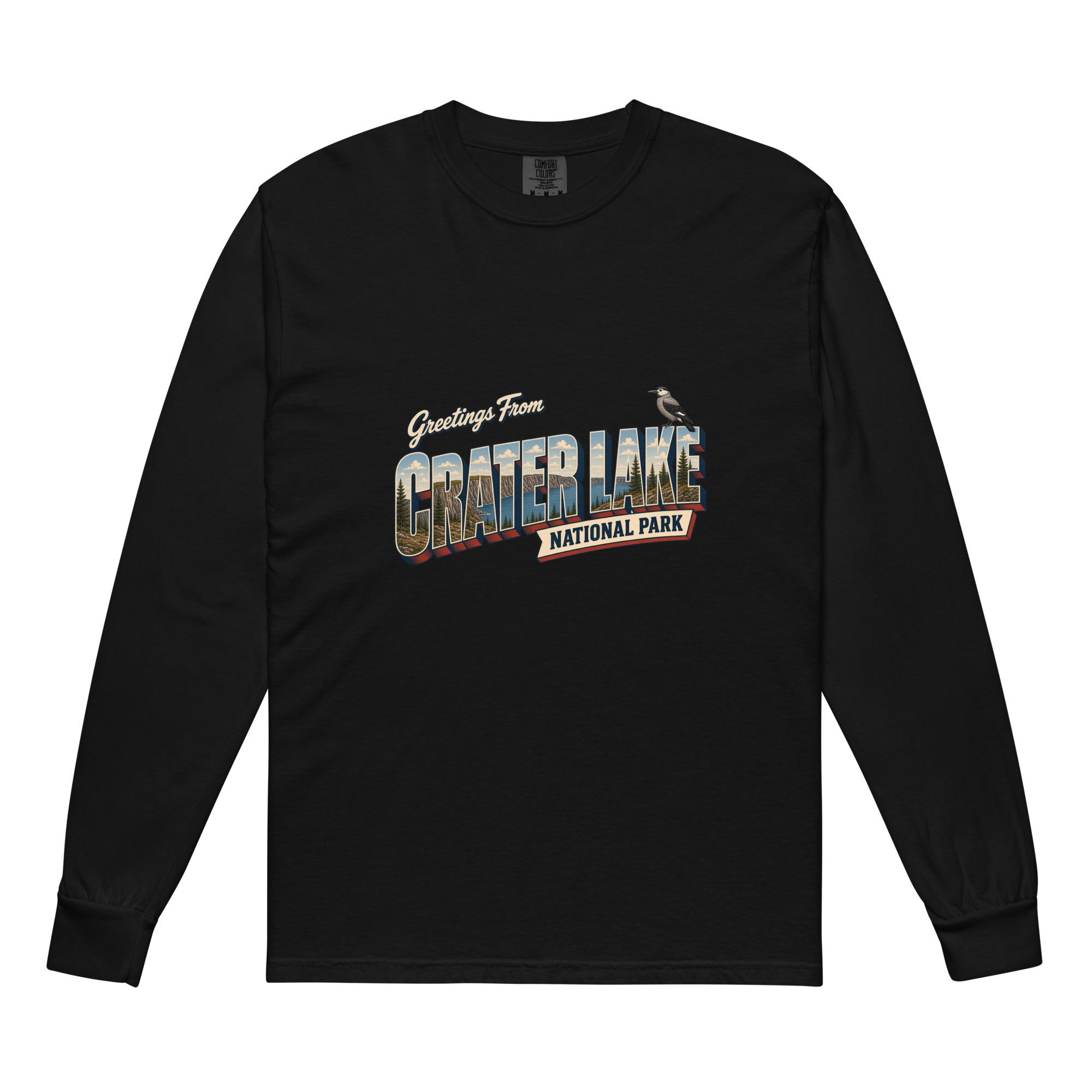 Crater Lake National Park Postcard Long Sleeve - Image 2
