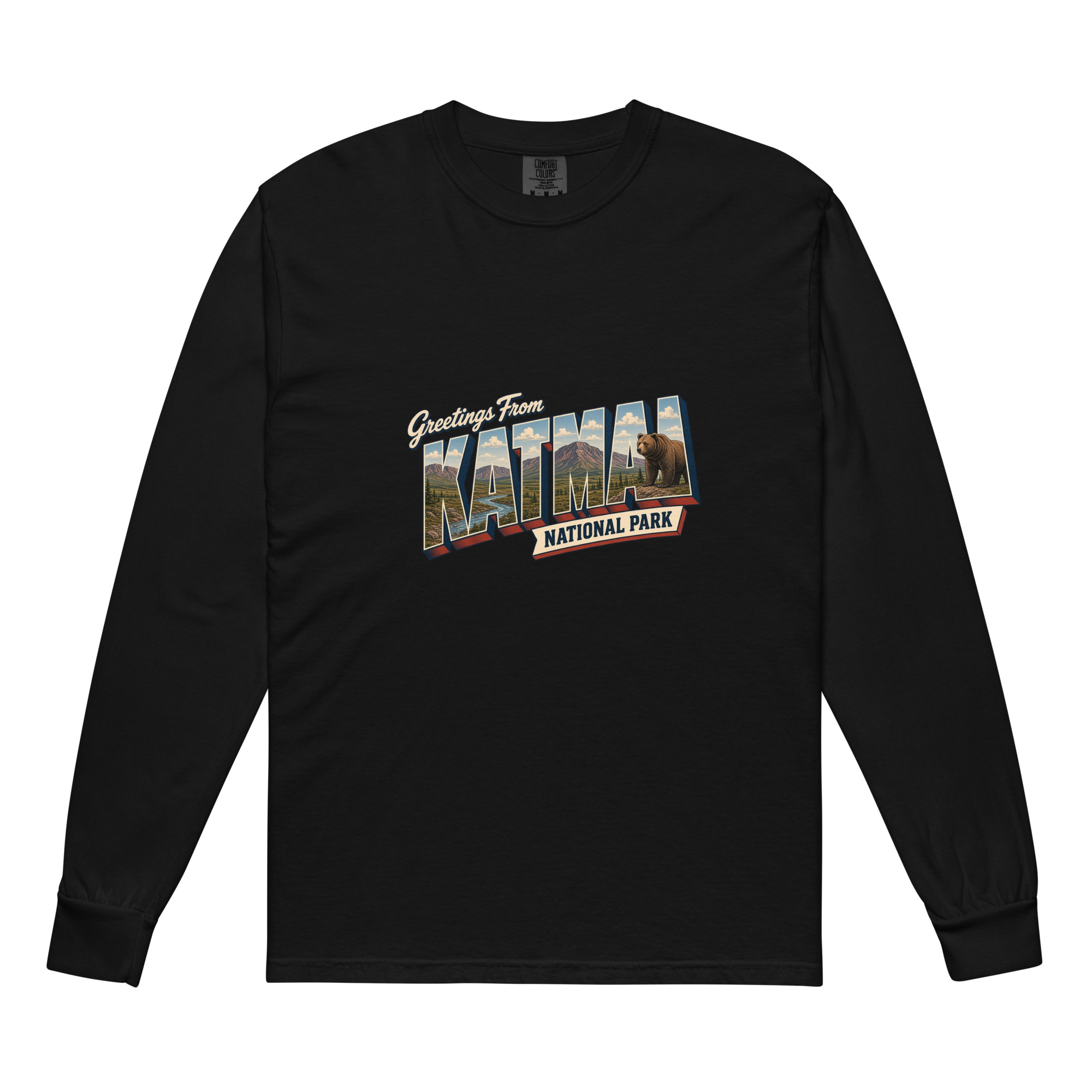 Katmai National Park Postcard Long Sleeve - Image 2