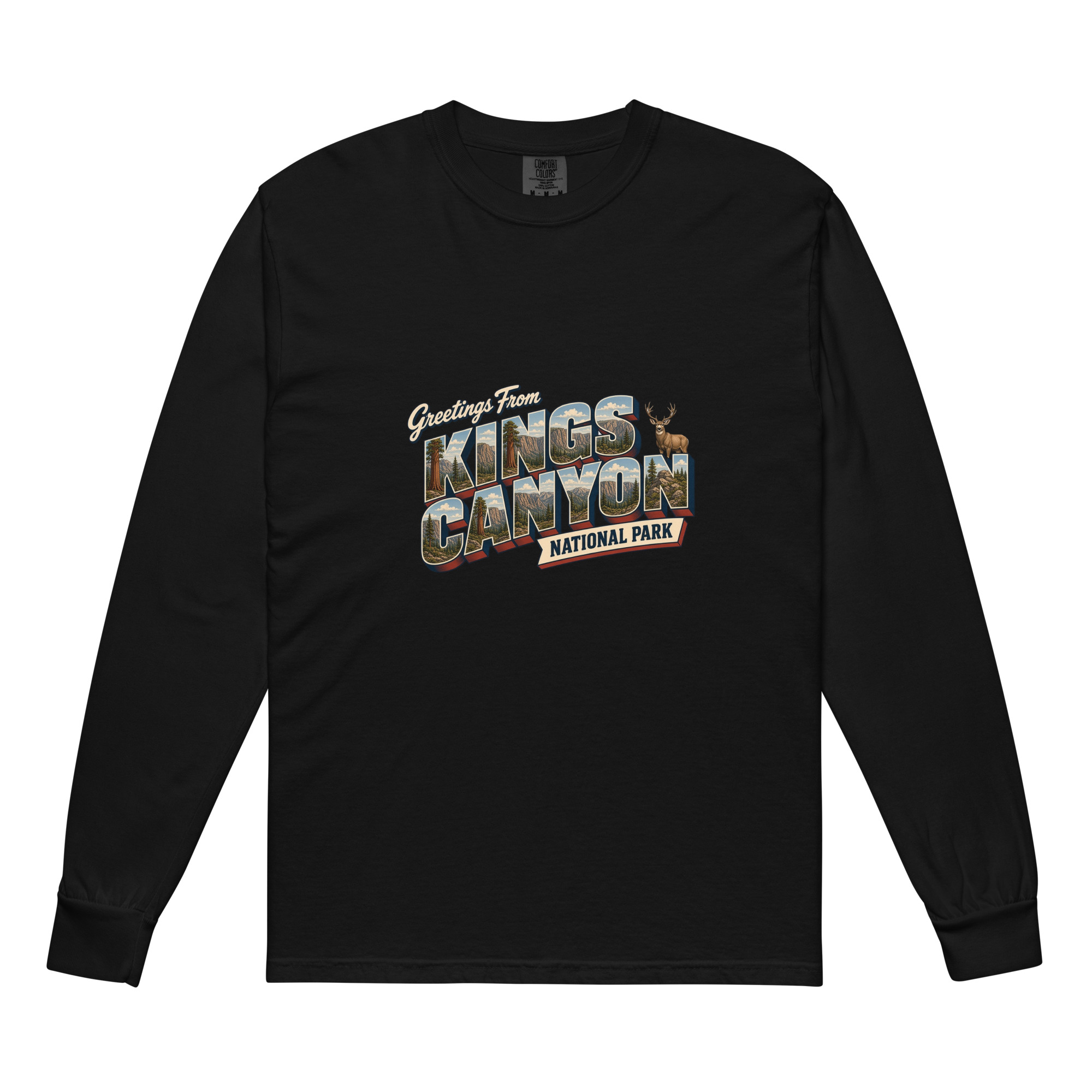 Kings Canyon National Park Postcard Long Sleeve - Image 2