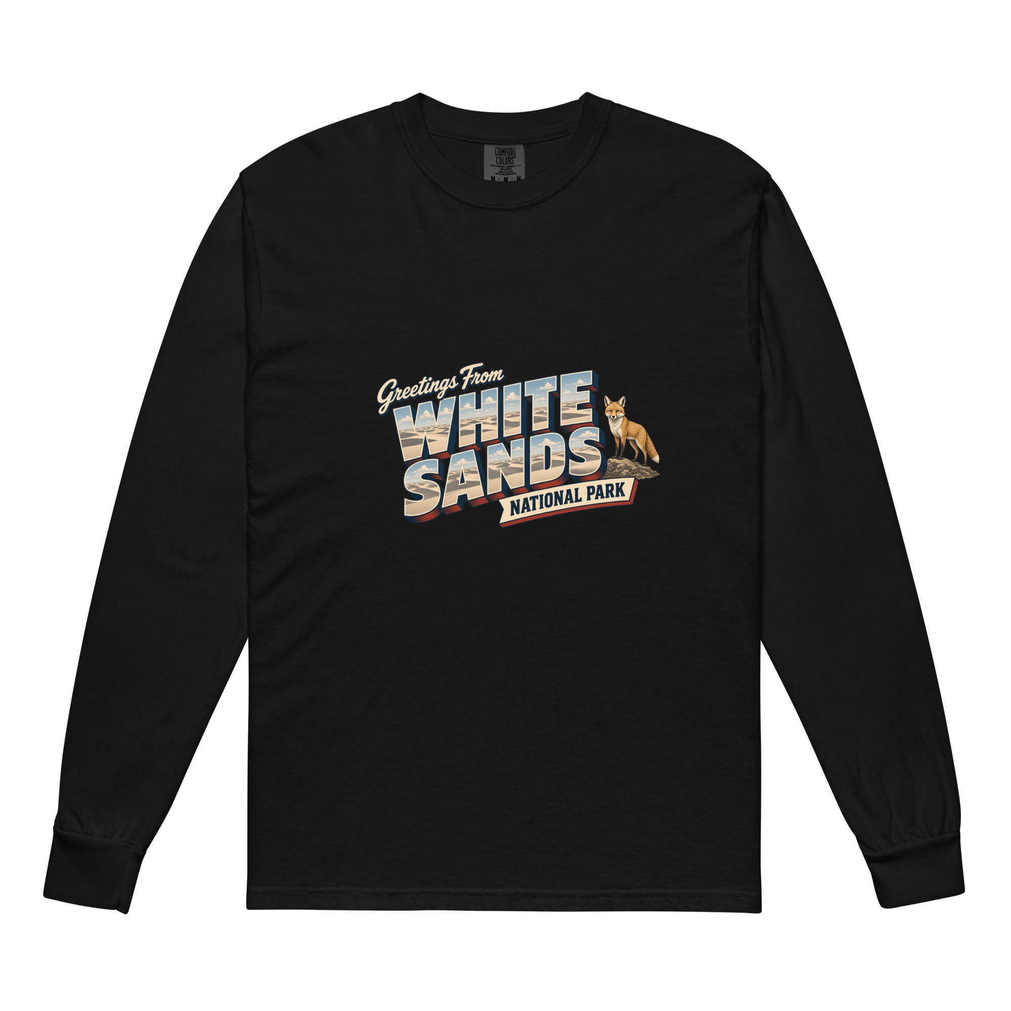 White Sands National Park Postcard Long Sleeve - Image 2