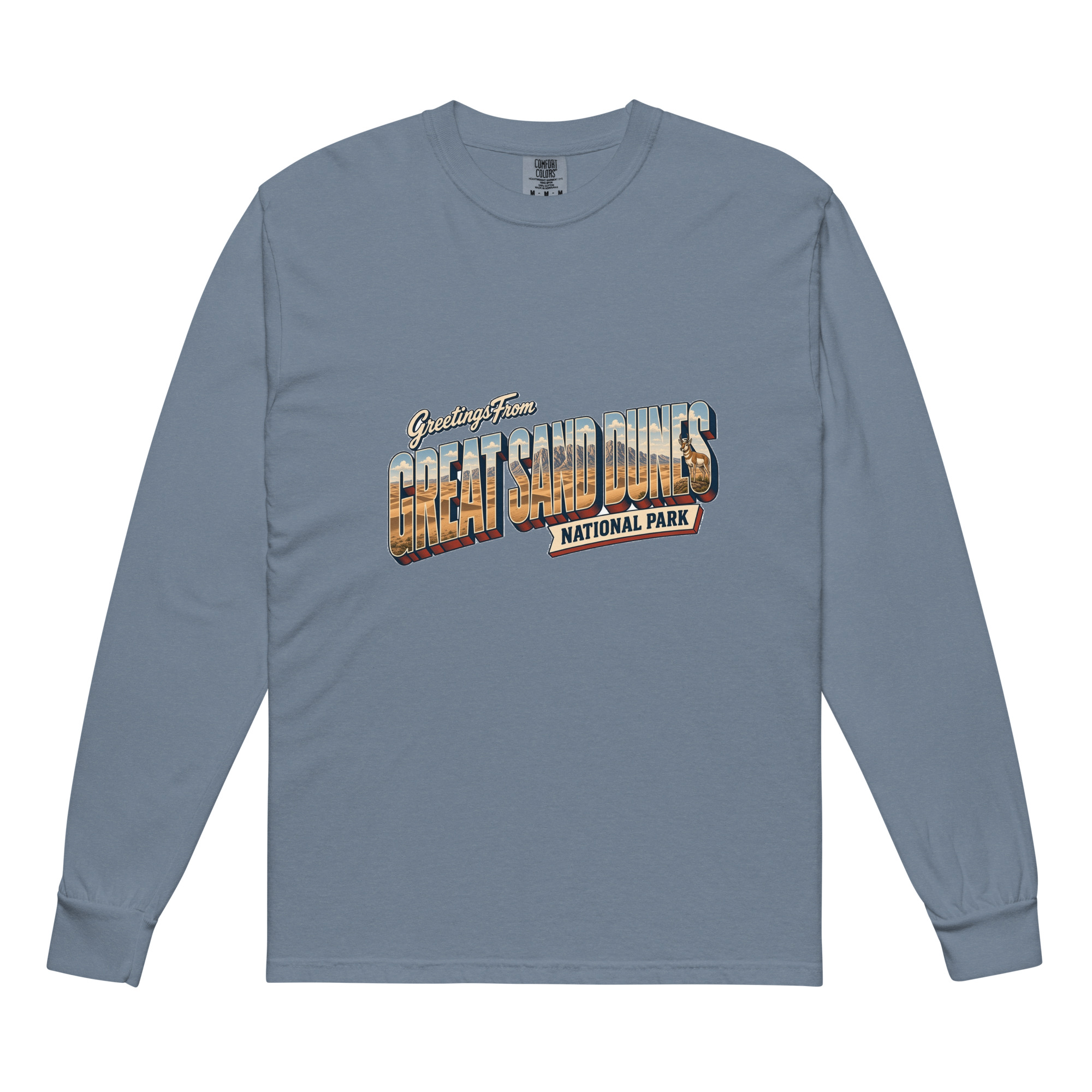 Great Sand Dunes National Park Postcard Long Sleeve - Image 3
