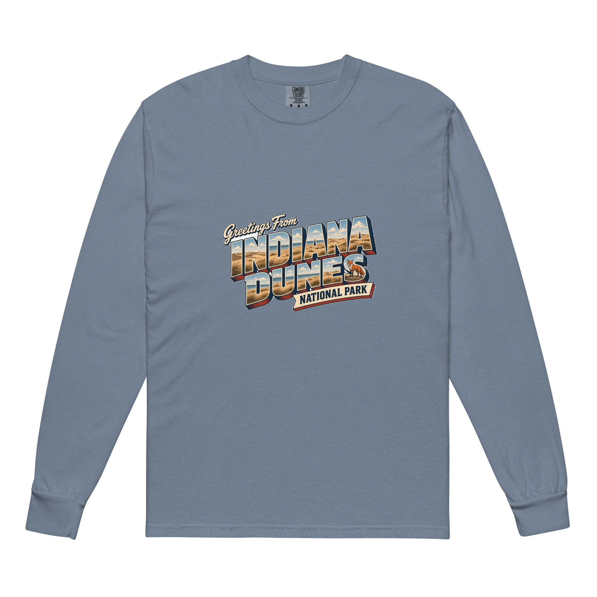 Indiana Dunes National Park Postcard Long Sleeve - Image 3