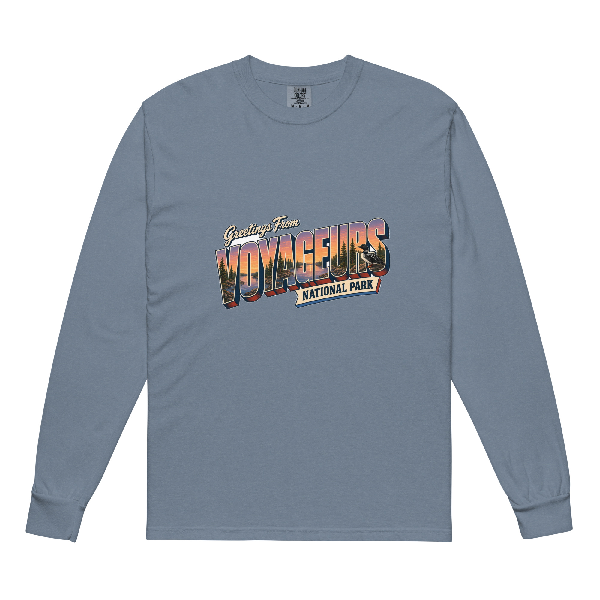 Voyageurs National Park Postcard Long Sleeve - Image 3