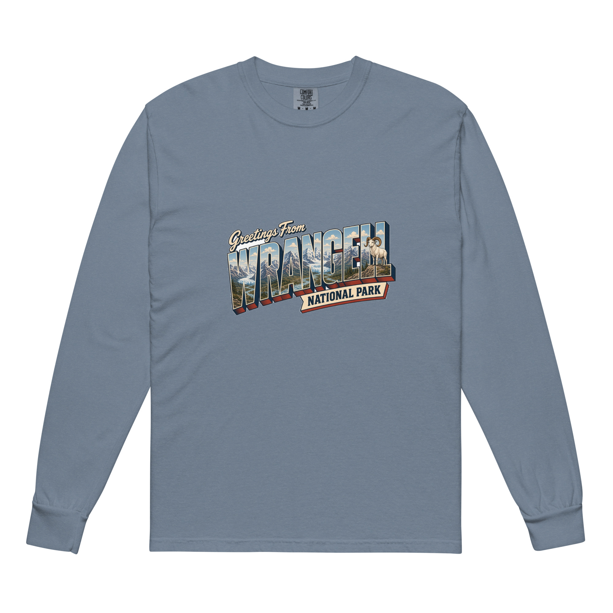 Wrangell–St. Elias National Park Postcard Long Sleeve - Image 4