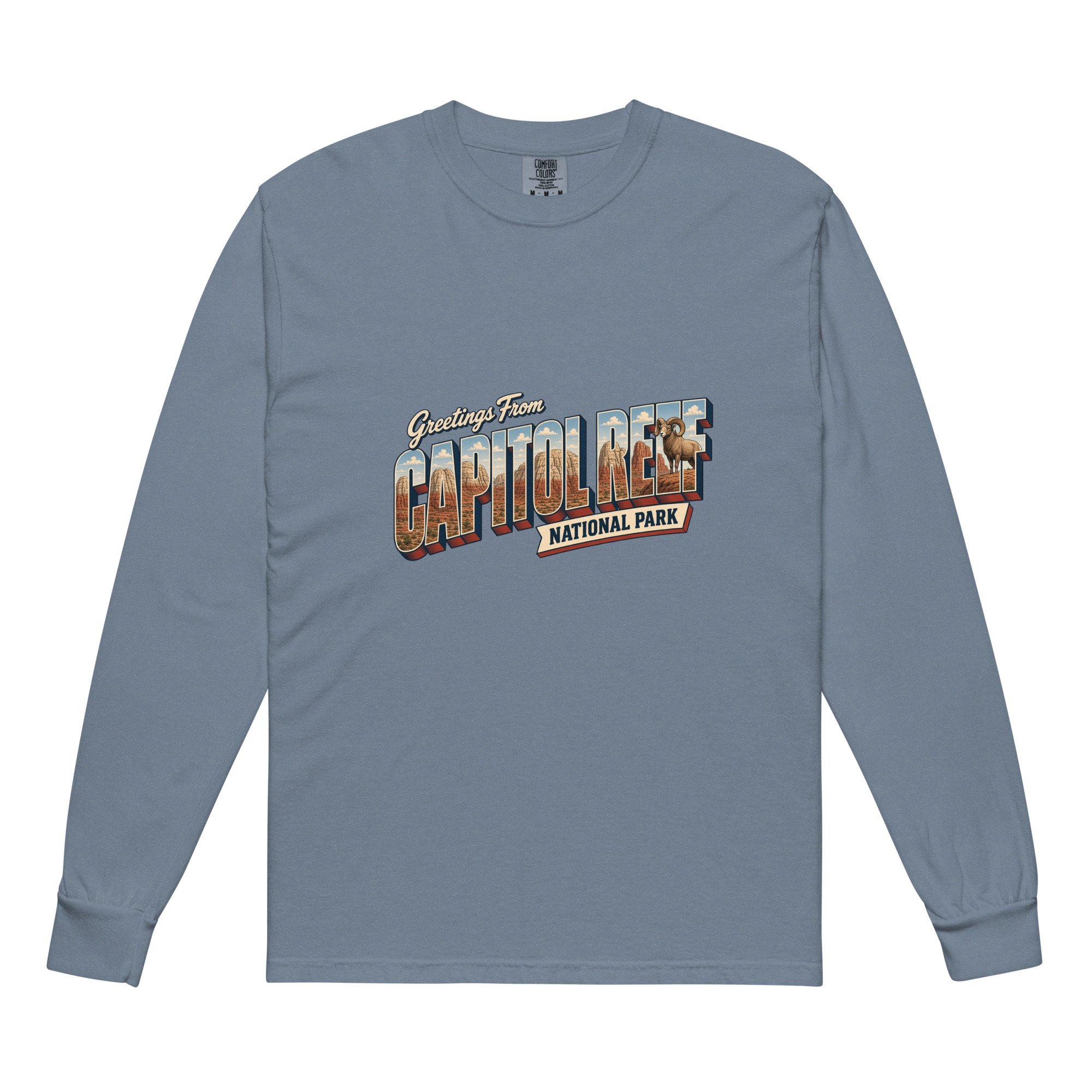 Capitol Reef National Park Postcard Long Sleeve - Image 4