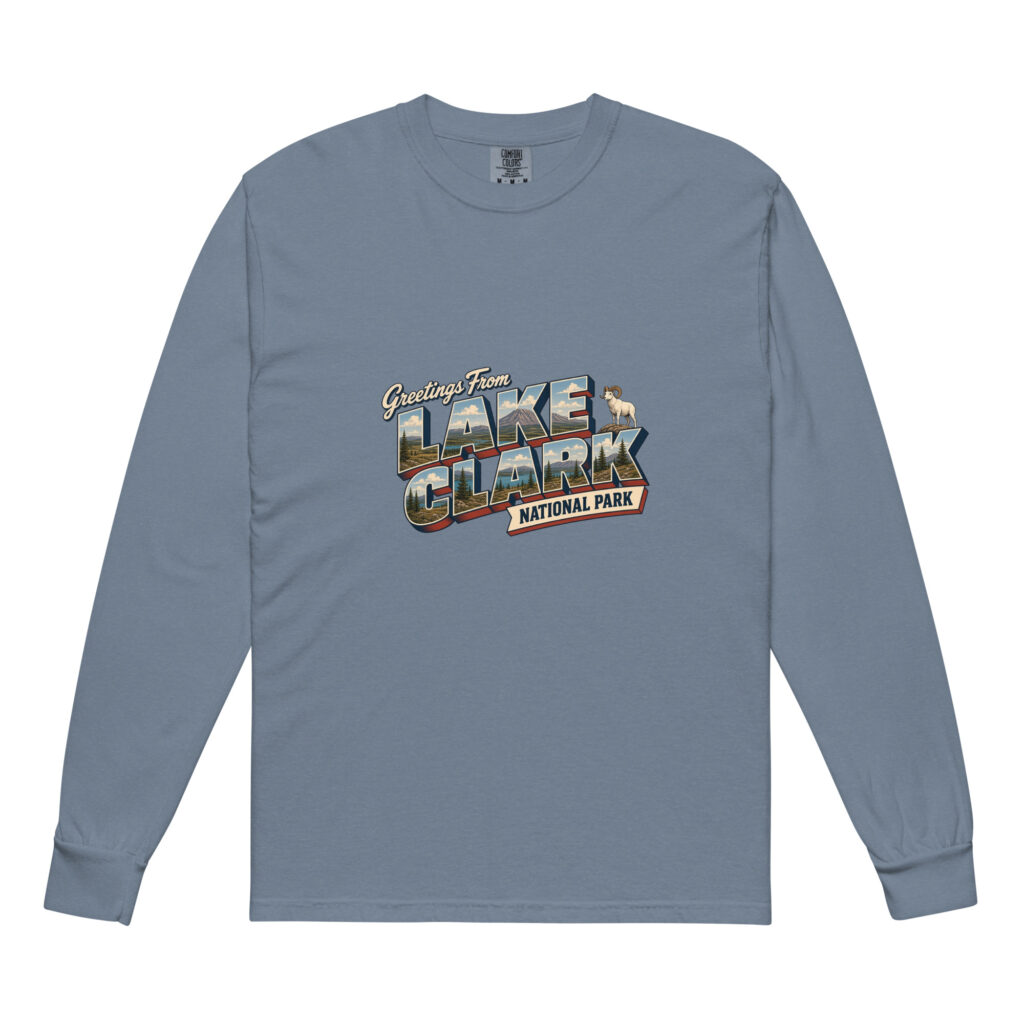 Lake Clark National Park Postcard Long Sleeve