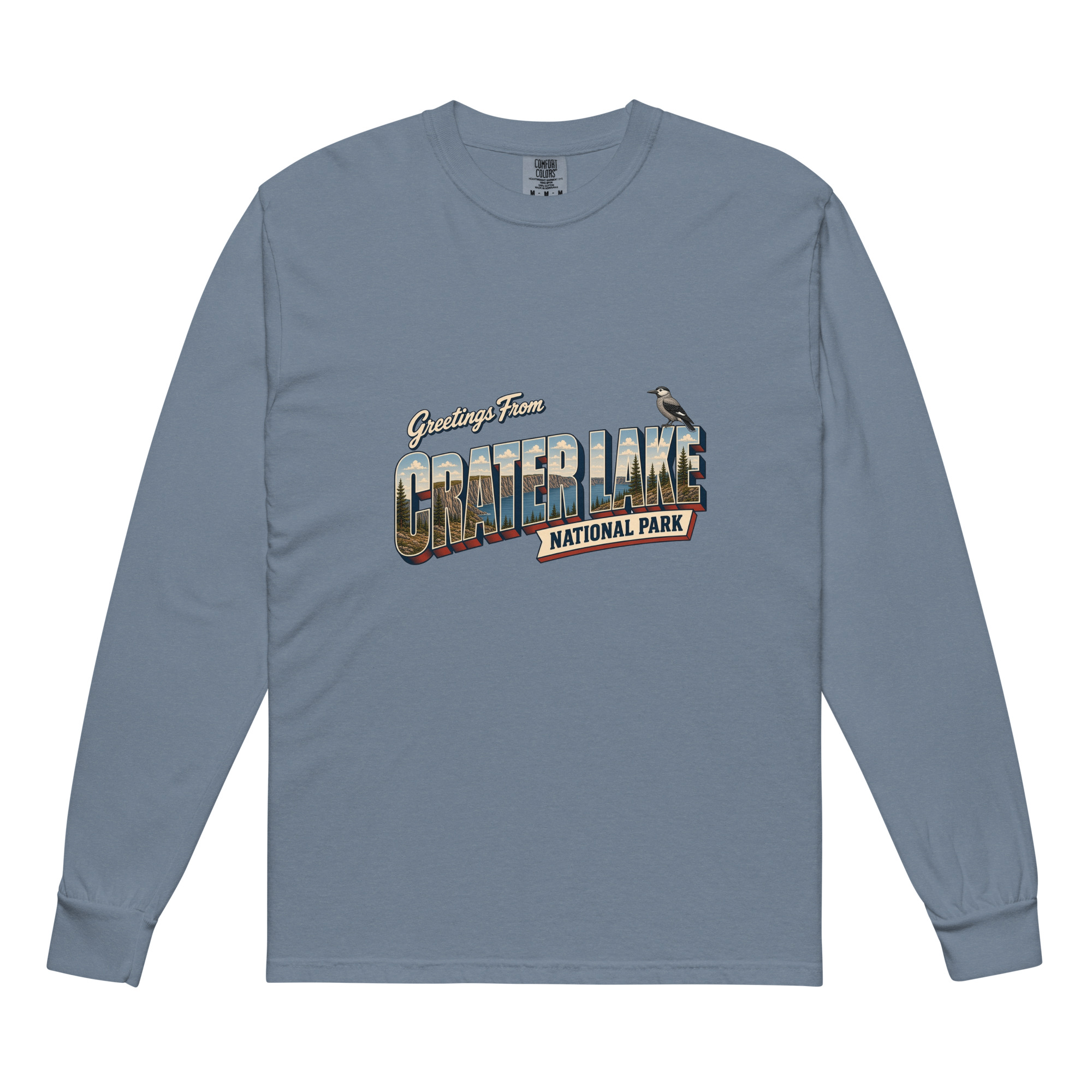 Crater Lake National Park Postcard Long Sleeve - Image 3