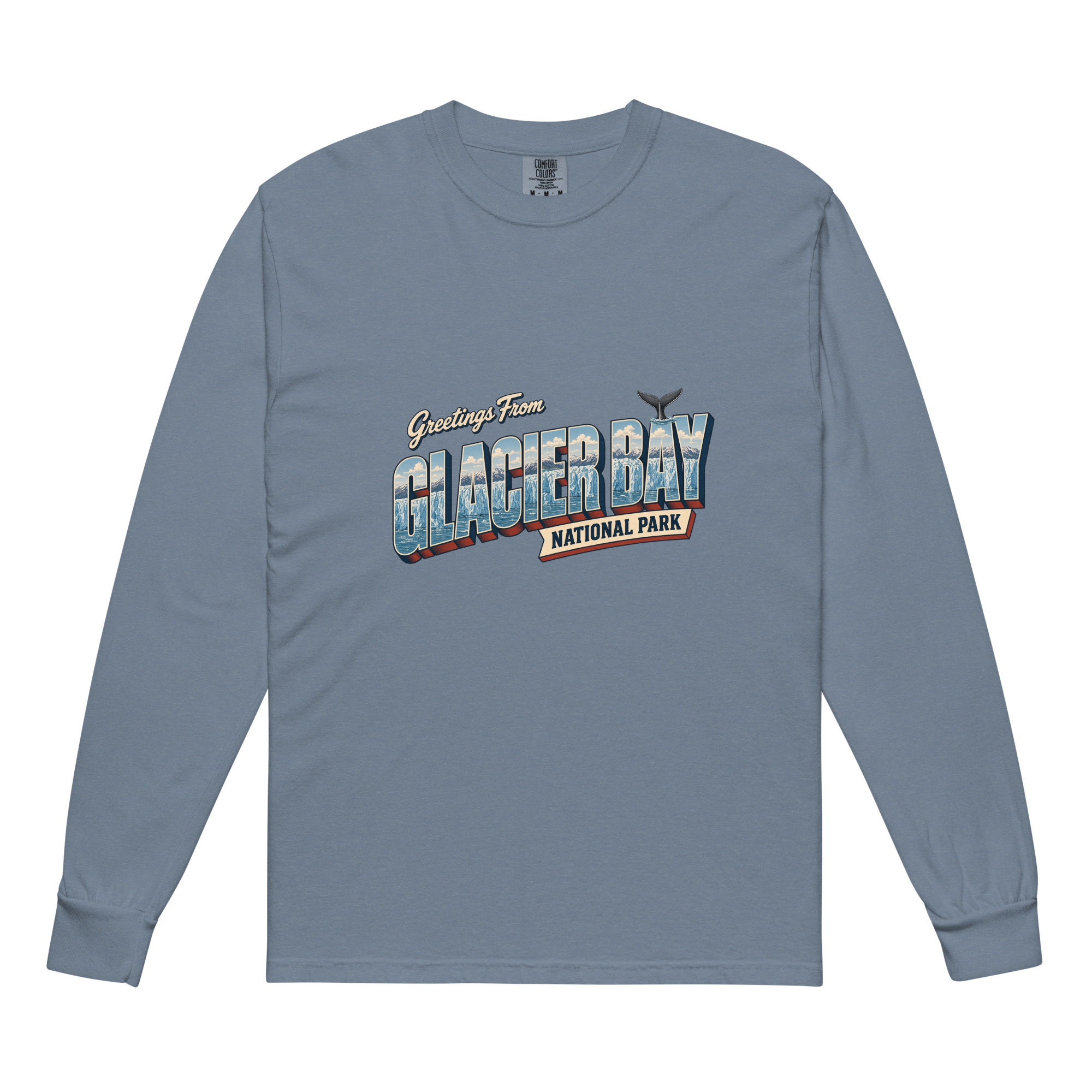 Glacier Bay National Park Postcard Long Sleeve - Image 3