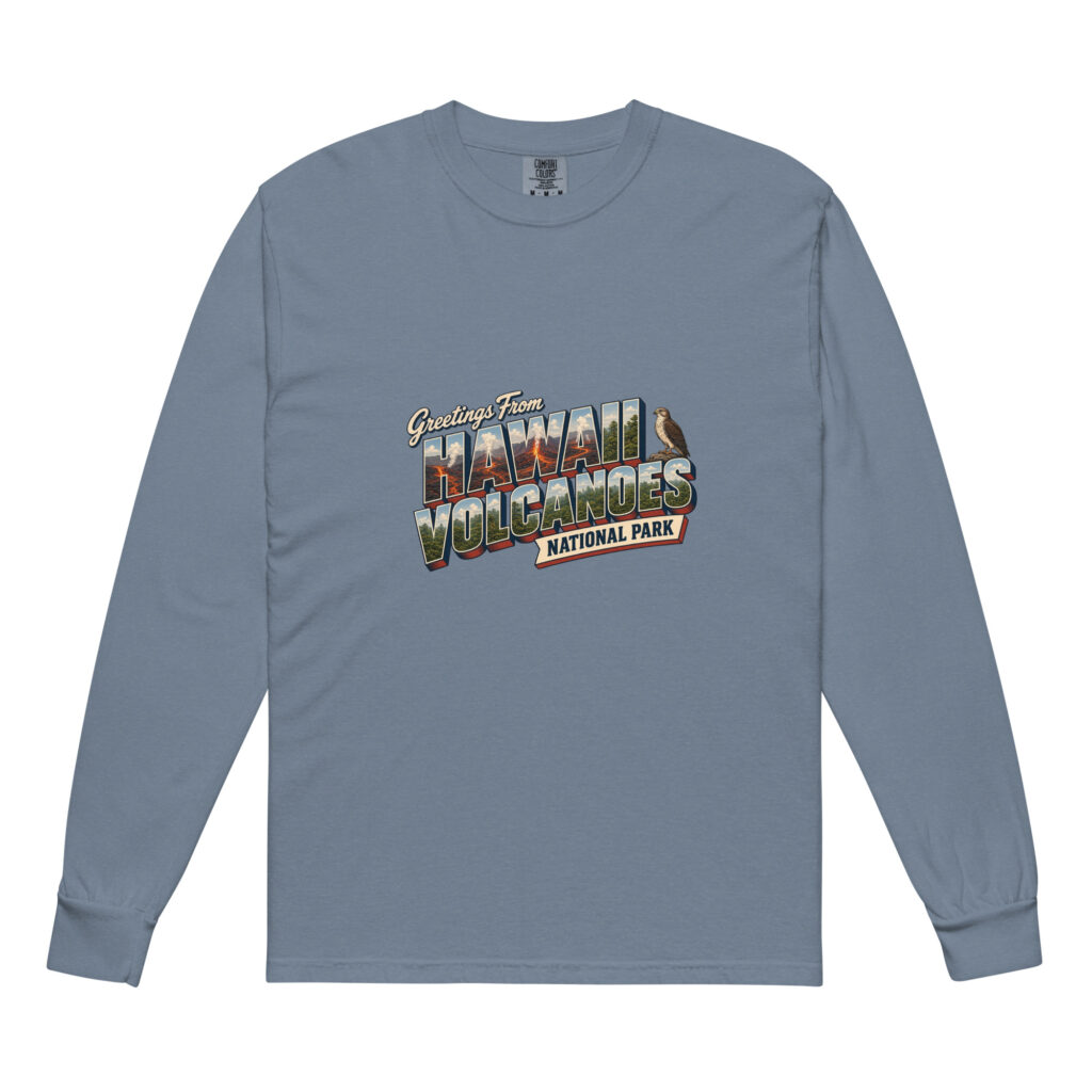 Hawaiʻi Volcanoes National Park Postcard Long Sleeve