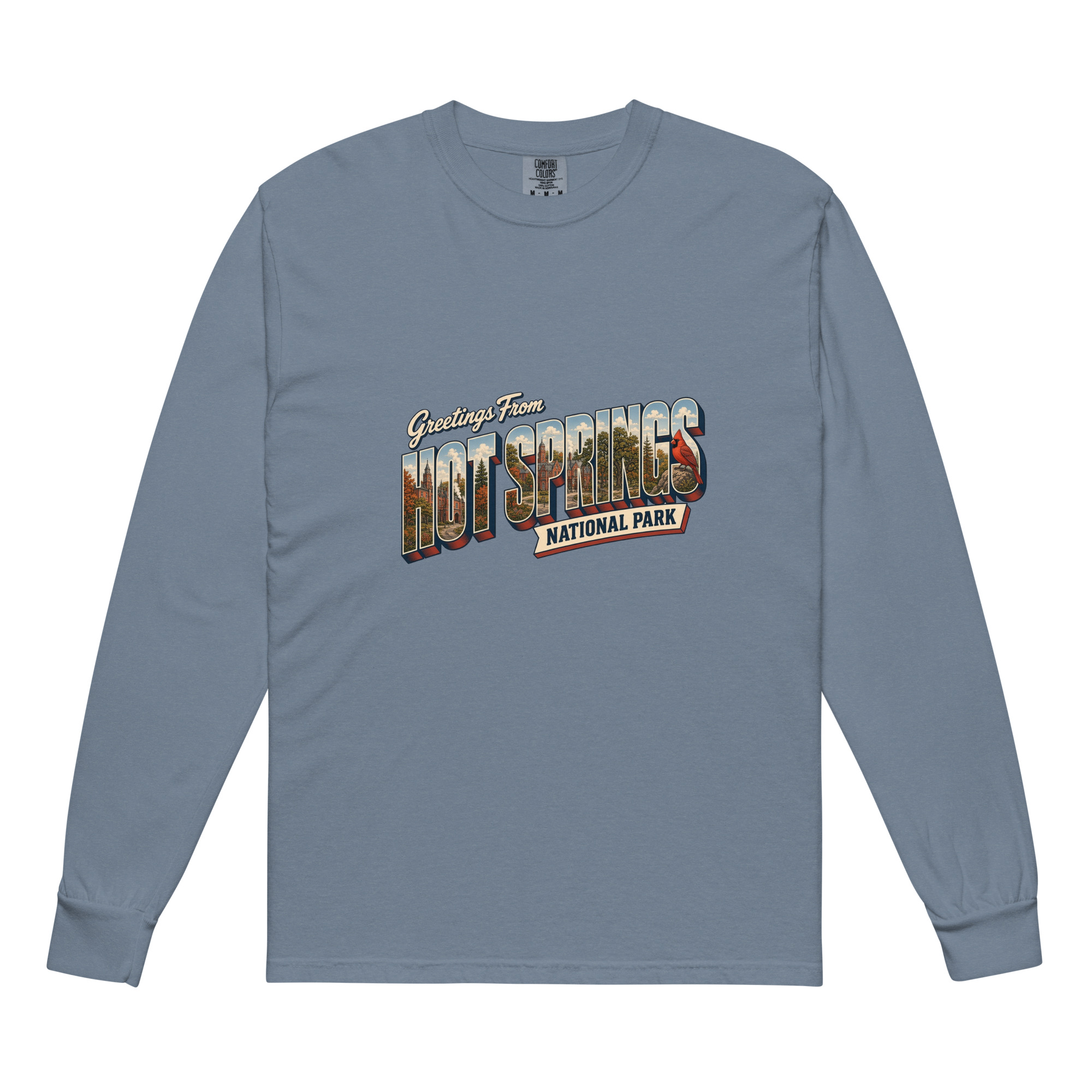 Hot Springs National Park Postcard Long Sleeve - Image 4