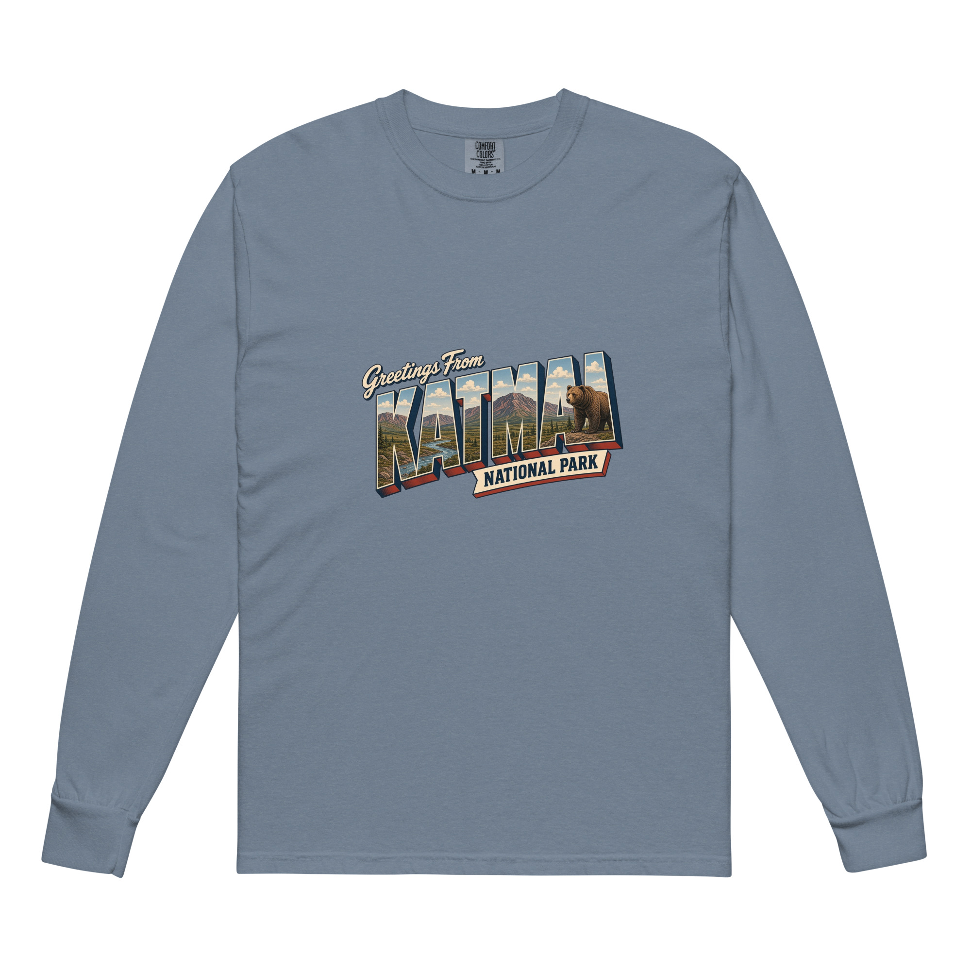 Katmai National Park Postcard Long Sleeve - Image 4