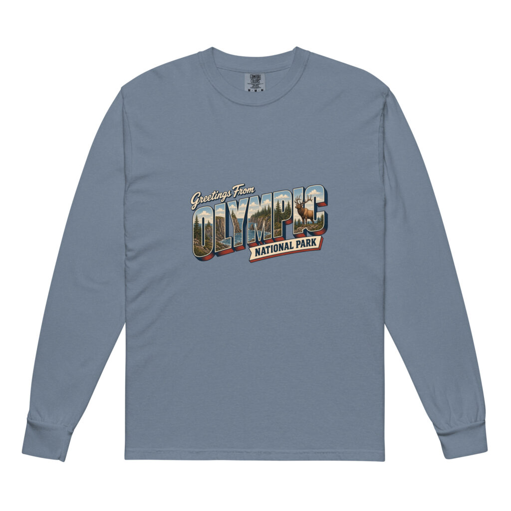 Olympic National Park Postcard Long Sleeve