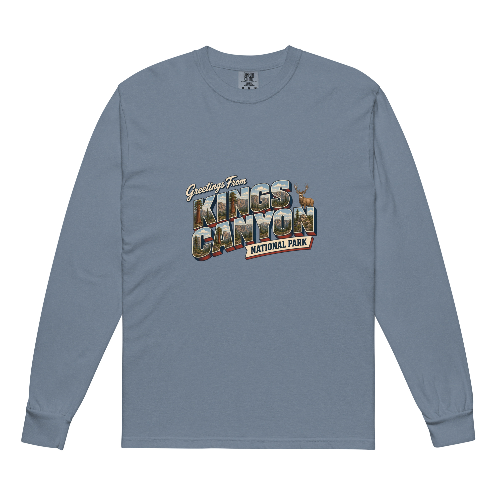 Kings Canyon National Park Postcard Long Sleeve