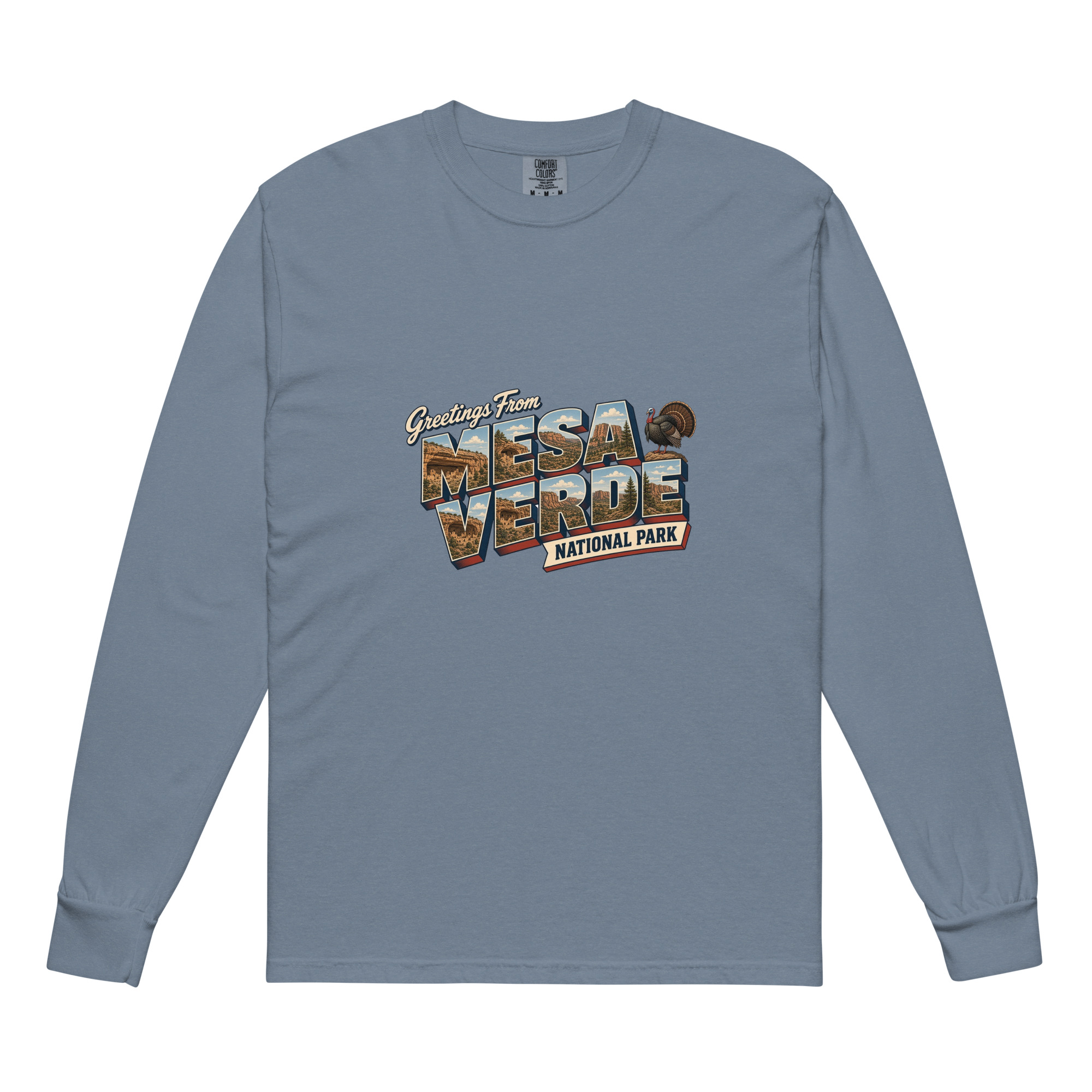 Mesa Verde National Park Postcard Long Sleeve - Image 4