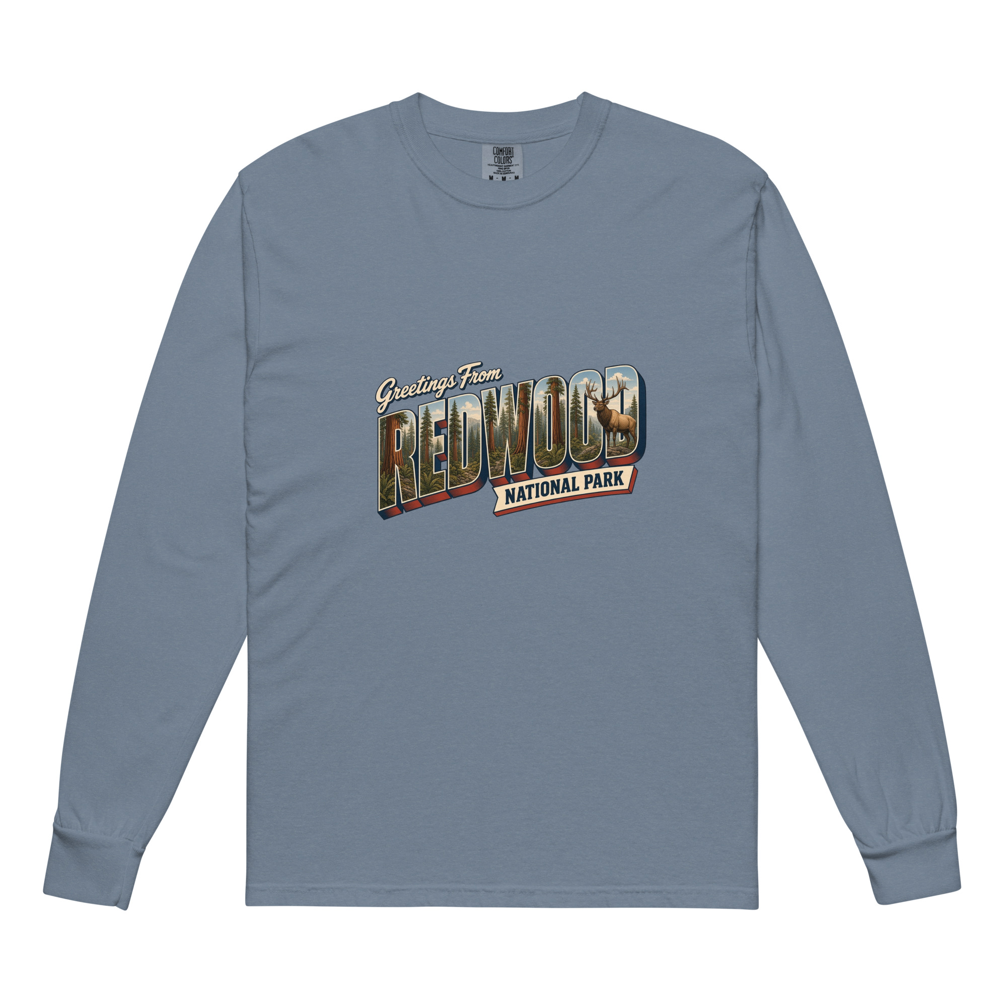 Redwood National Park Postcard Long Sleeve