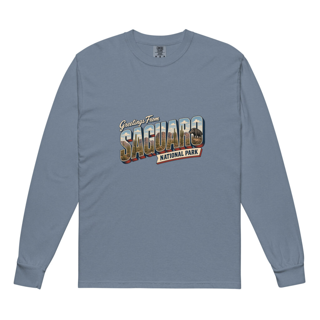 Saguaro National Park Postcard Long Sleeve