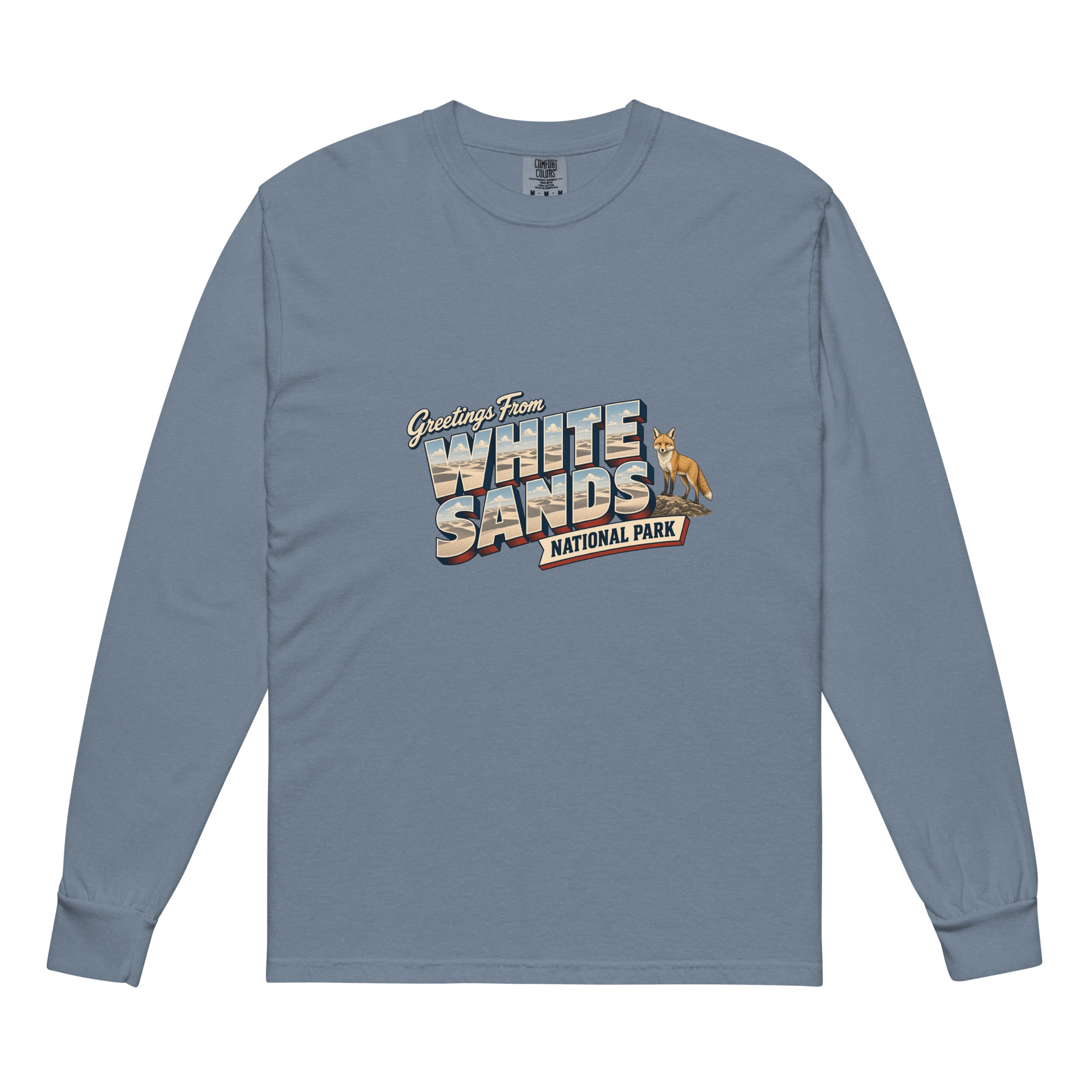 White Sands National Park Postcard Long Sleeve - Image 4