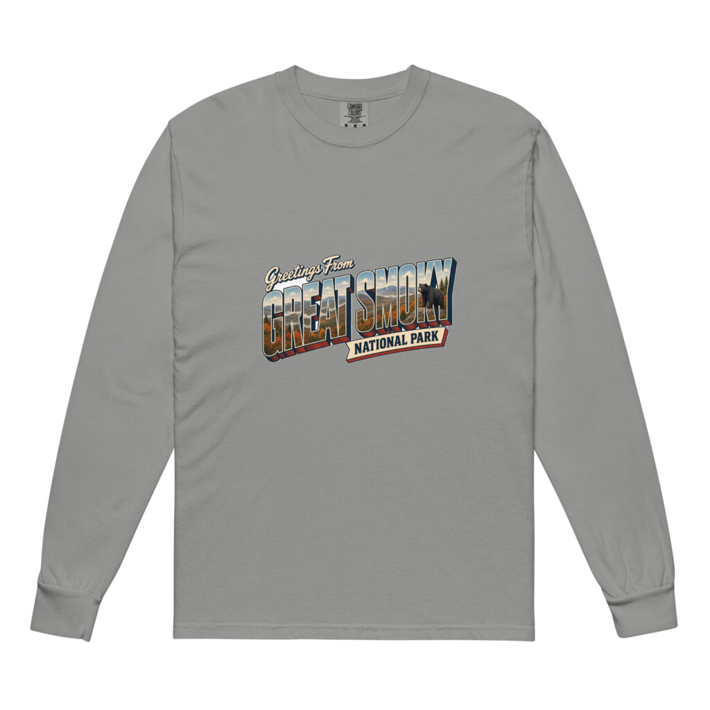 Great Smoky Mountains National Park Postcard Long Sleeve