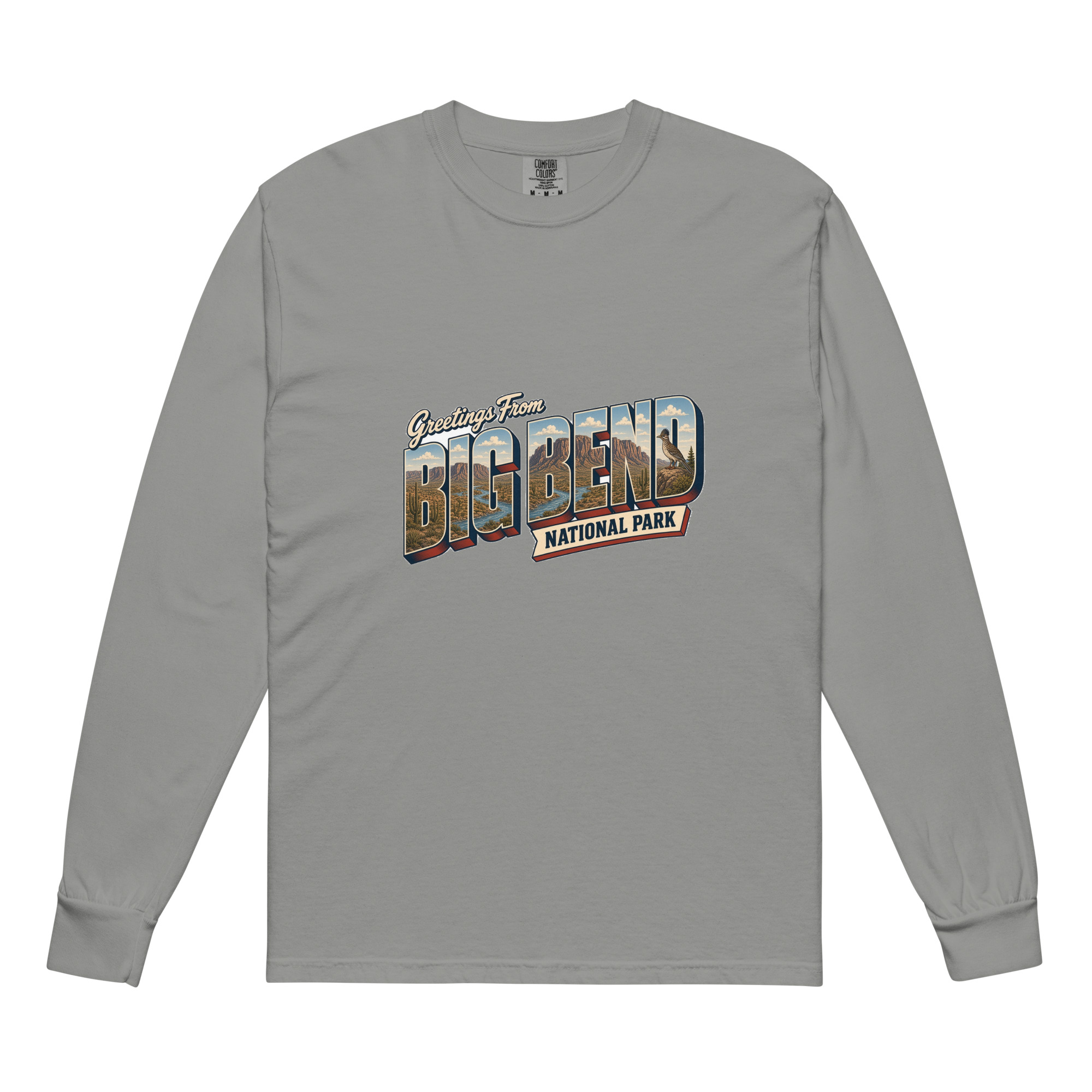 Big Bend National Park Postcard Long Sleeve