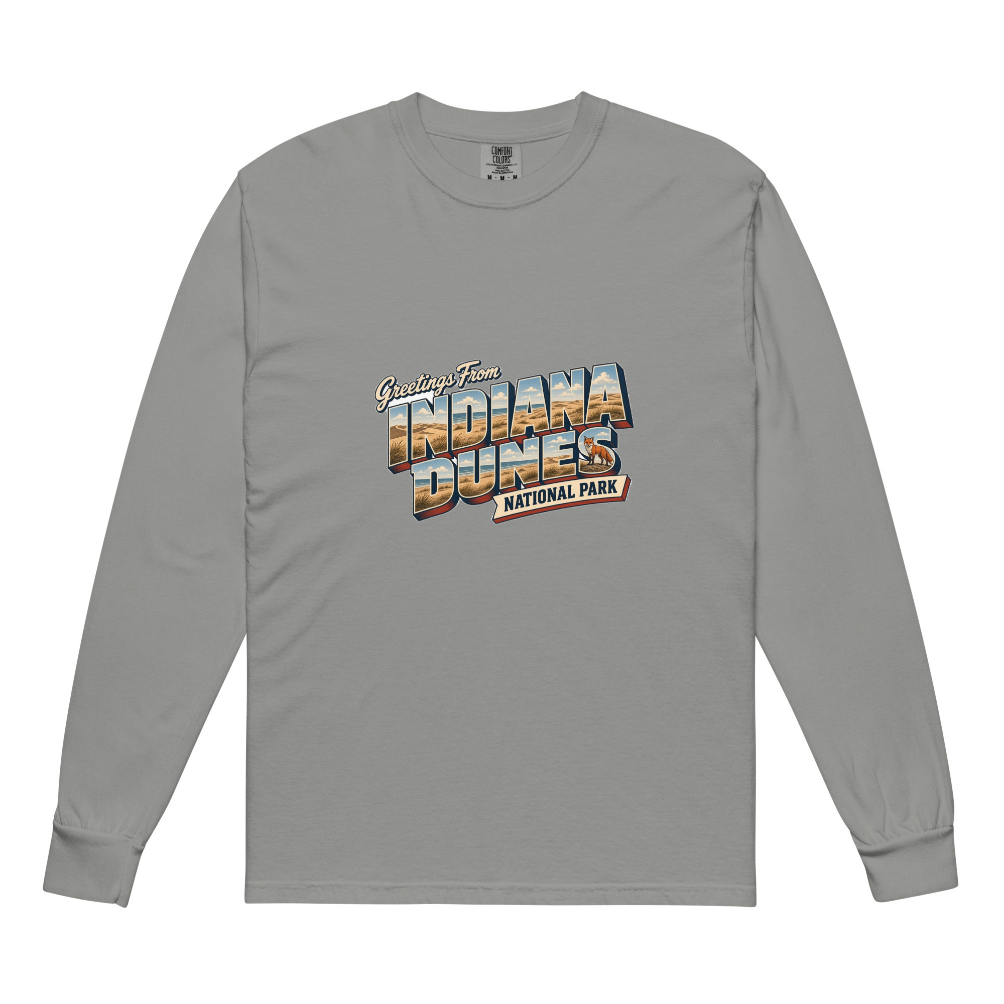 Indiana Dunes National Park Postcard Long Sleeve - Image 5