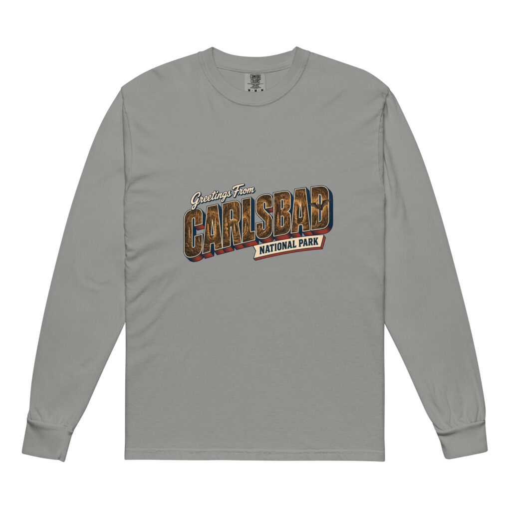 Carlsbad Caverns National Park Postcard Long Sleeve