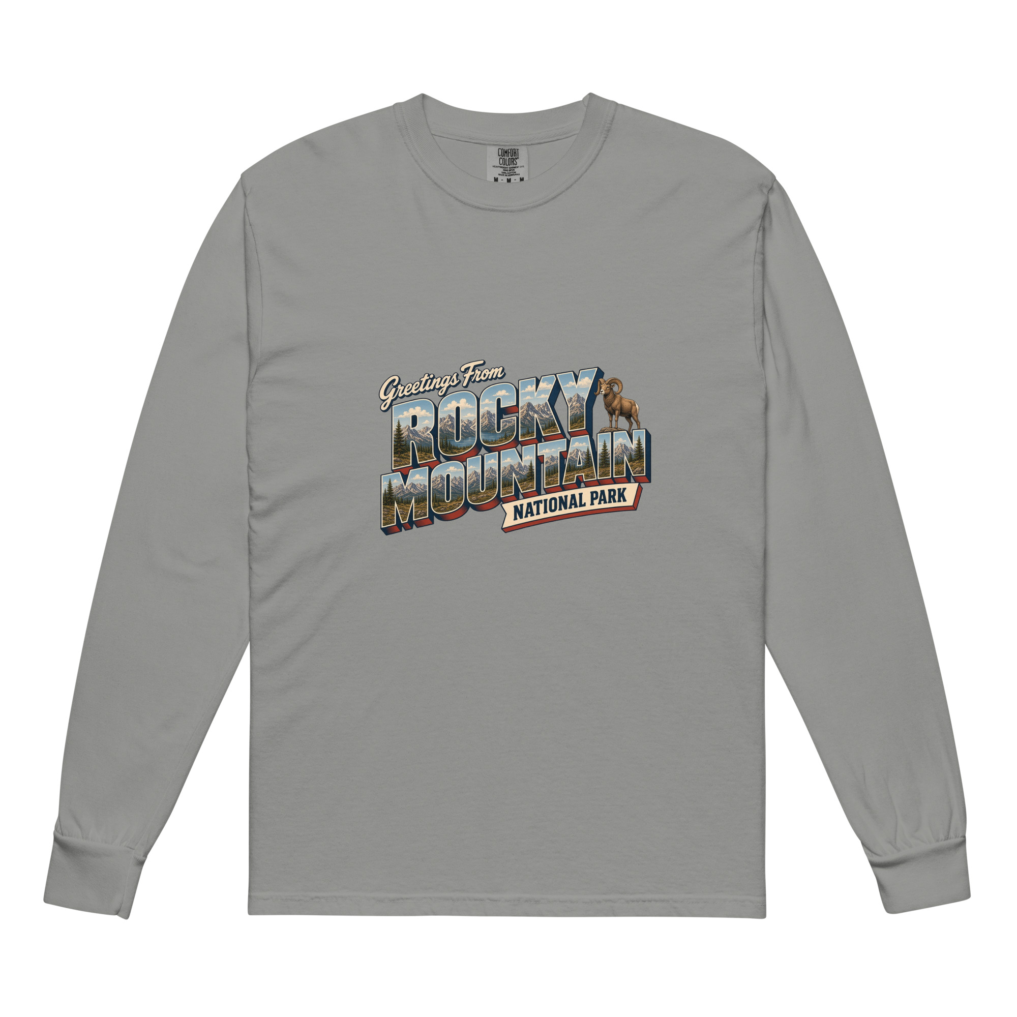 Rocky Mountain National Park Postcard Long Sleeve - Image 5