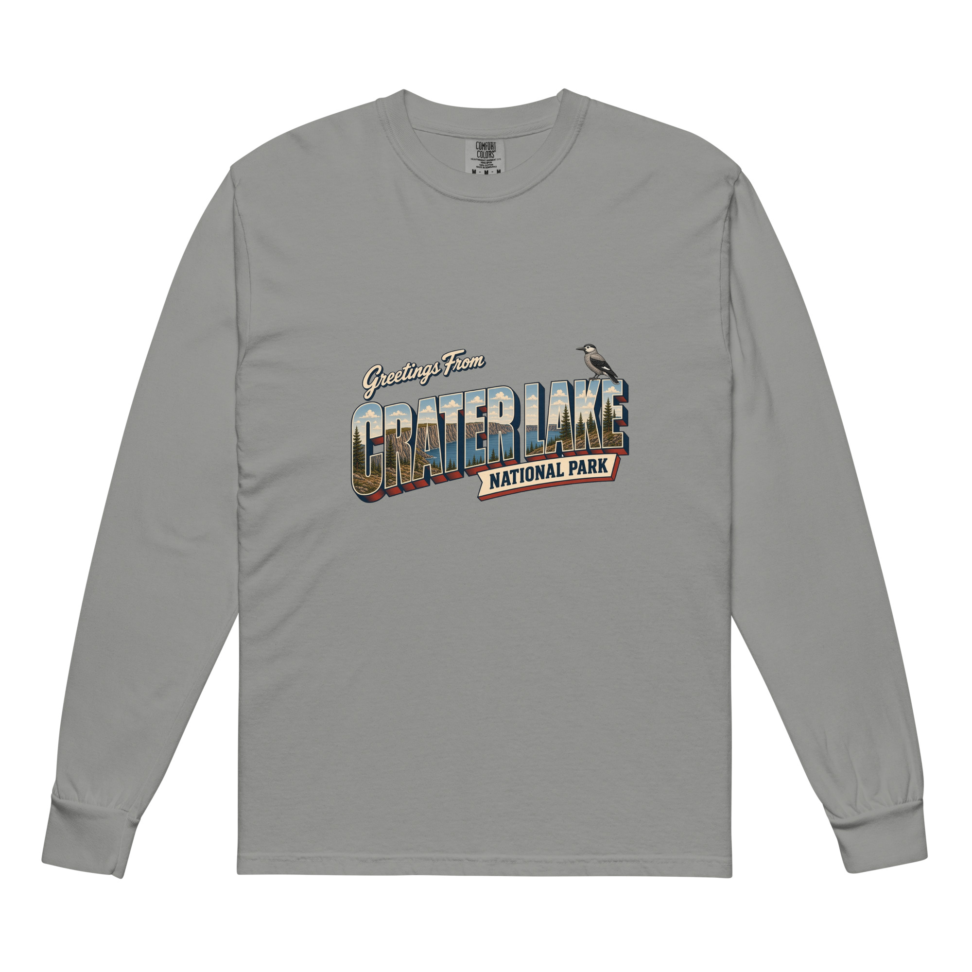 Crater Lake National Park Postcard Long Sleeve - Image 5