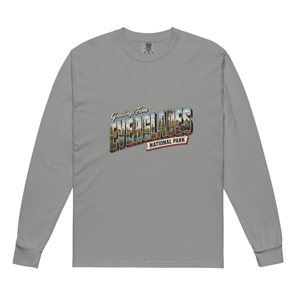 Everglades National Park Postcard Long Sleeve