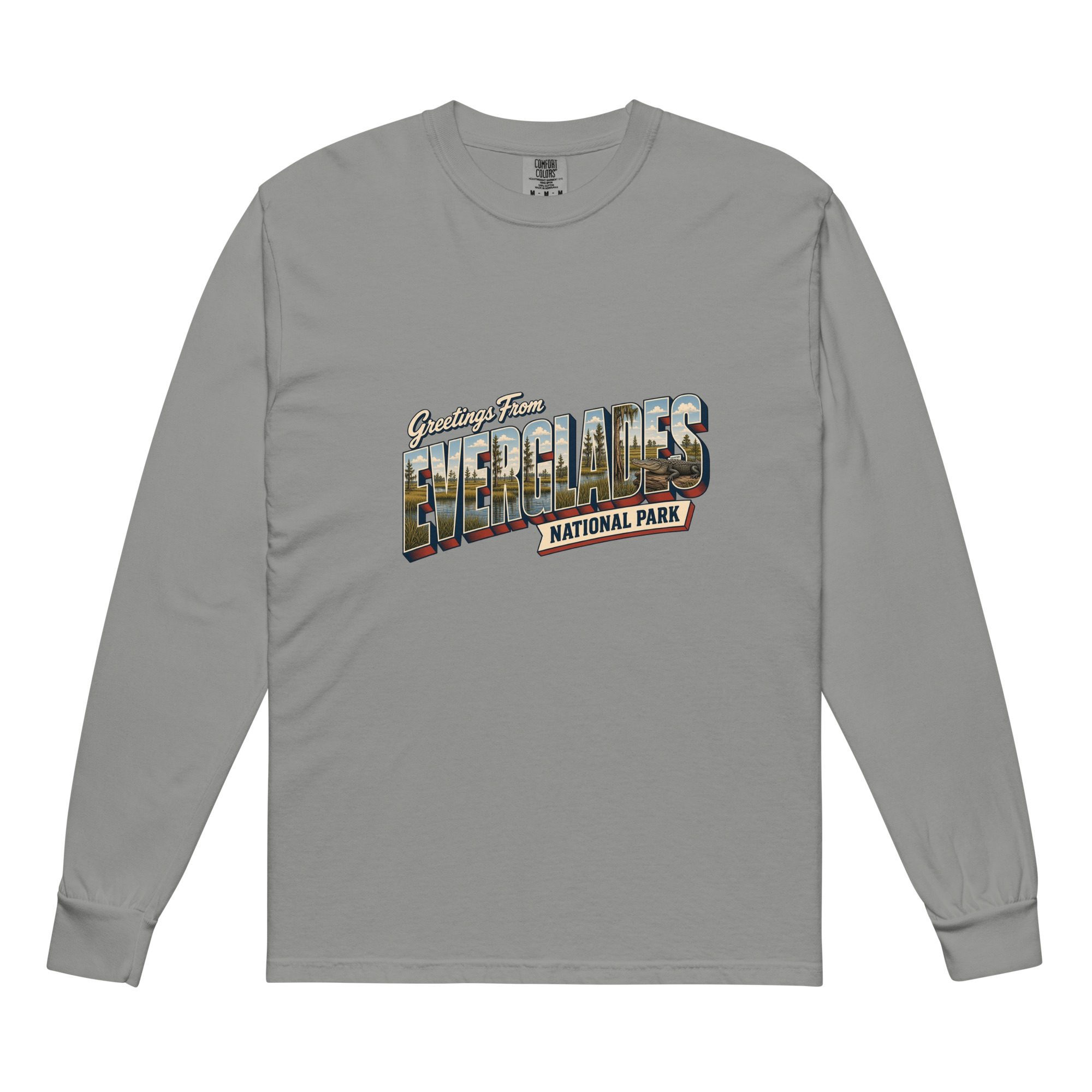 Everglades National Park Postcard Long Sleeve