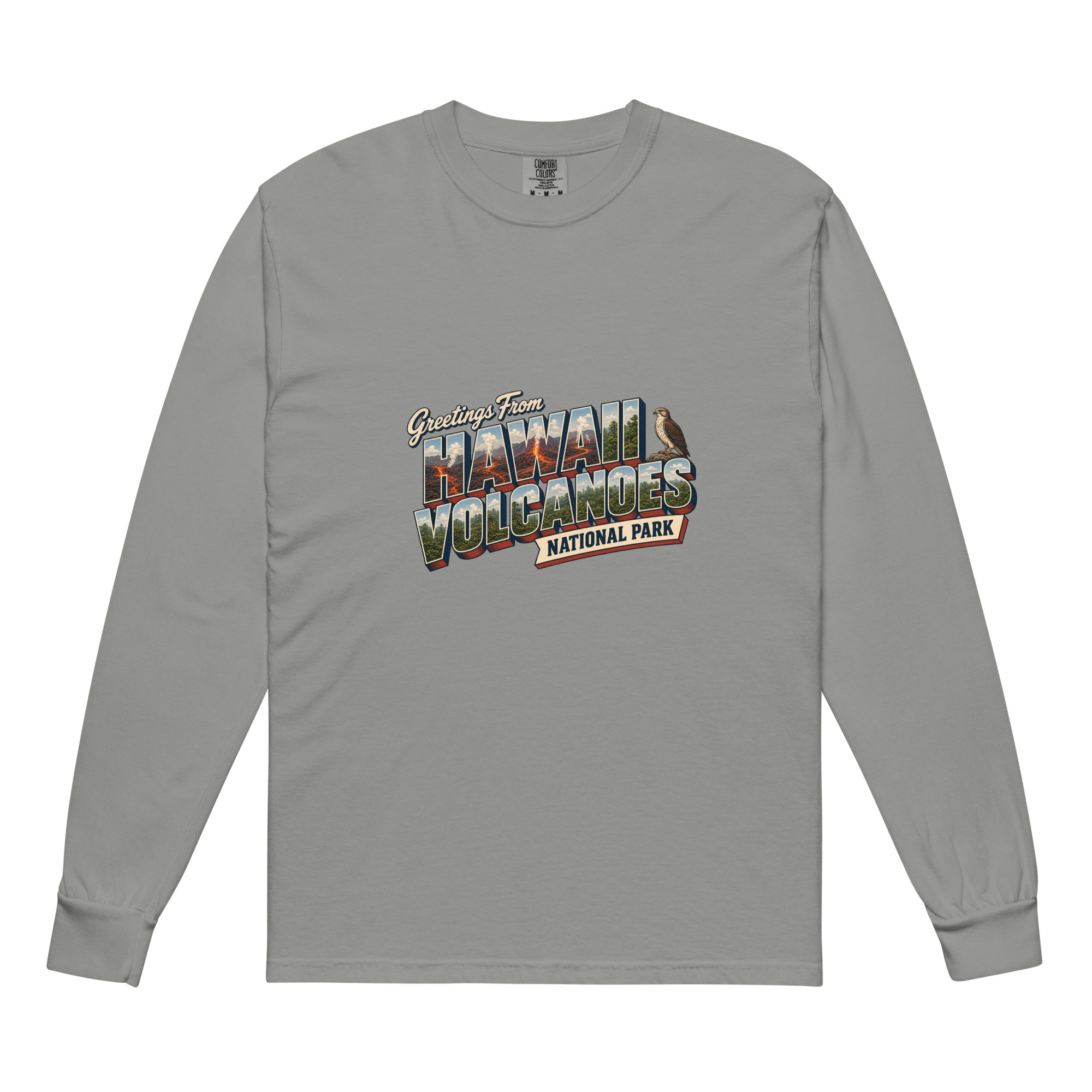 Hawaiʻi Volcanoes National Park Postcard Long Sleeve - Image 5