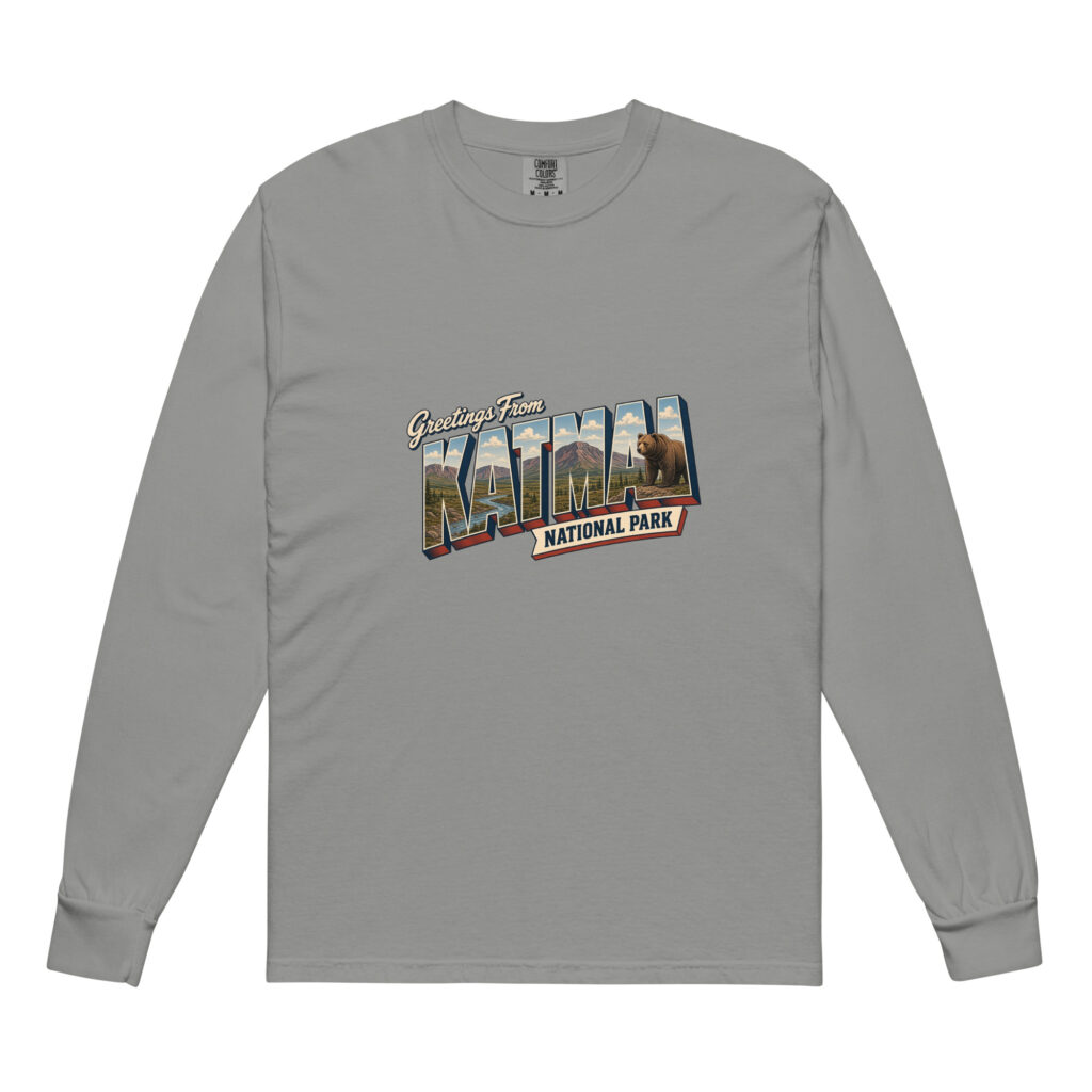 Katmai National Park Postcard Long Sleeve