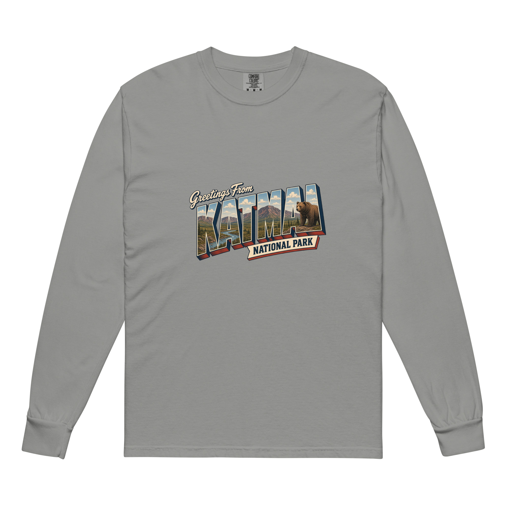 Katmai National Park Postcard Long Sleeve