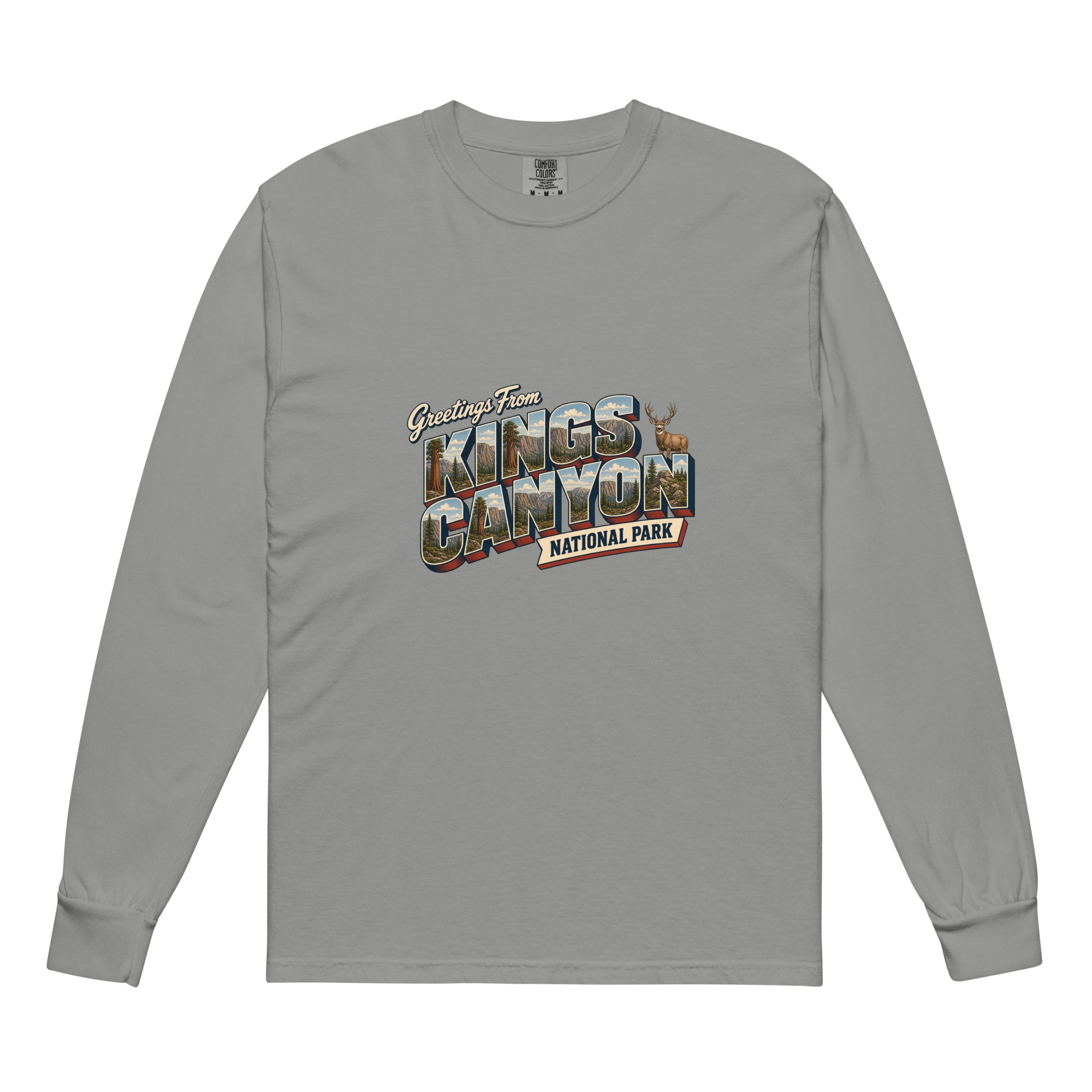 Kings Canyon National Park Postcard Long Sleeve - Image 5