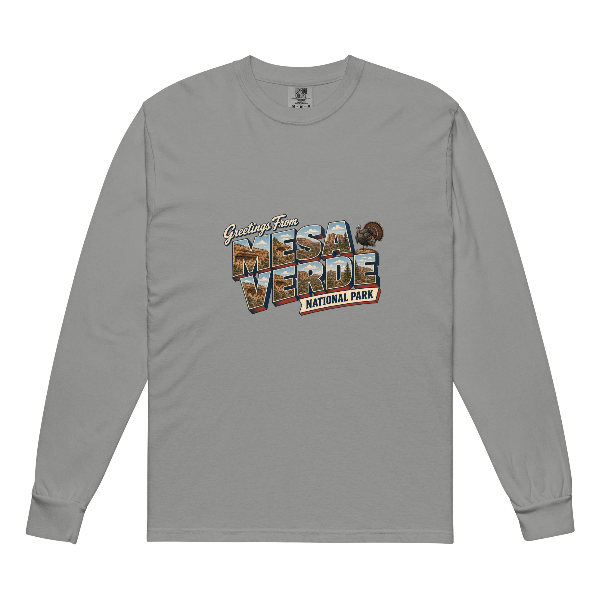 Mesa Verde National Park Postcard Long Sleeve - Image 5