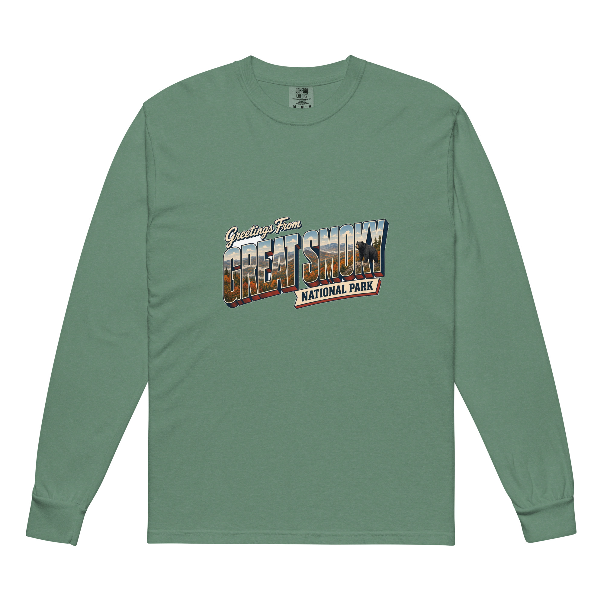 Great Smoky Mountains National Park Postcard Long Sleeve - Image 5