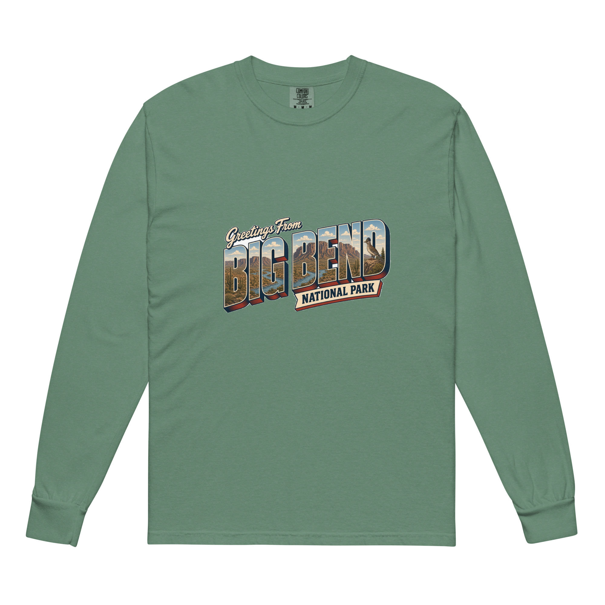 Big Bend National Park Postcard Long Sleeve - Image 5