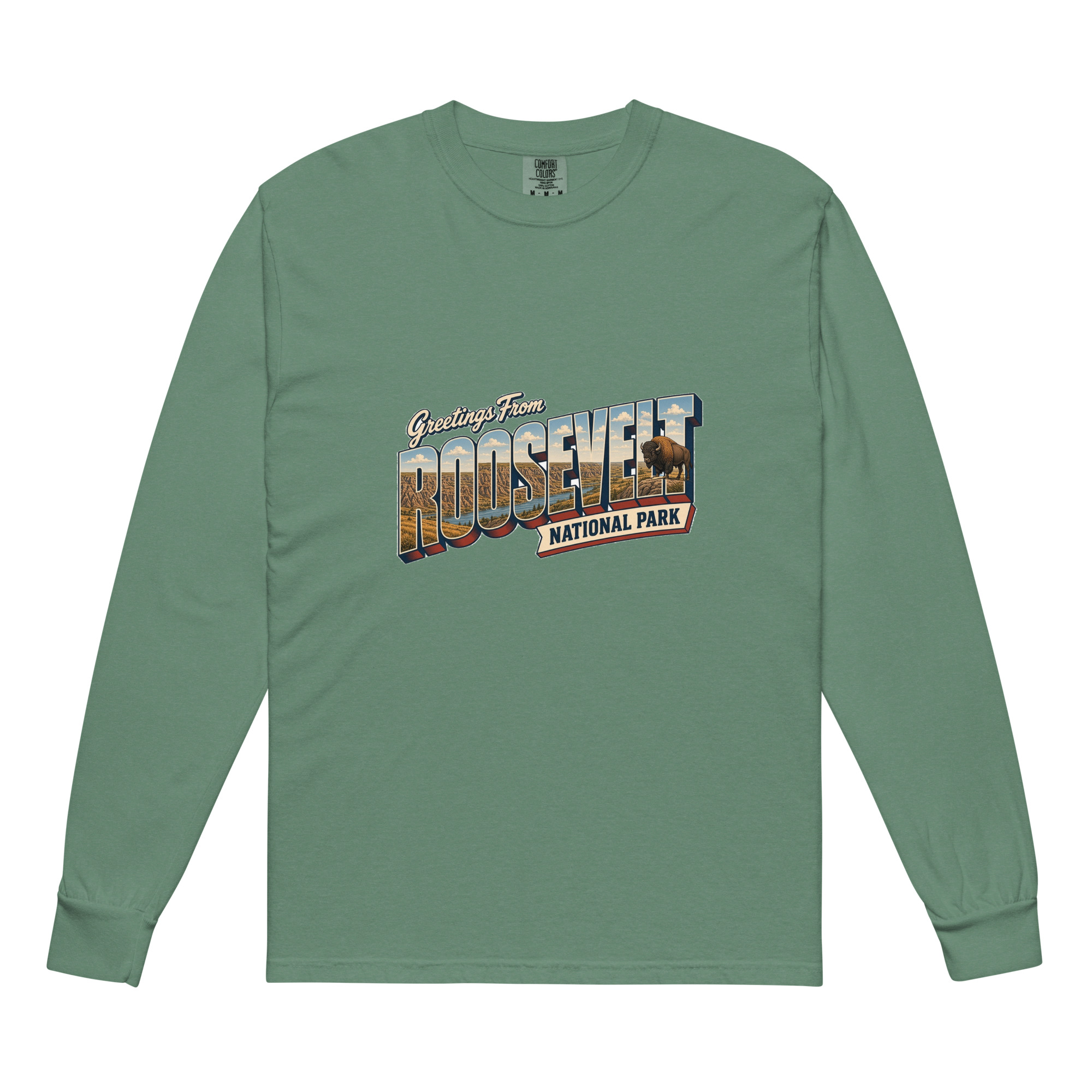Theodore Roosevelt National Park Postcard Long Sleeve