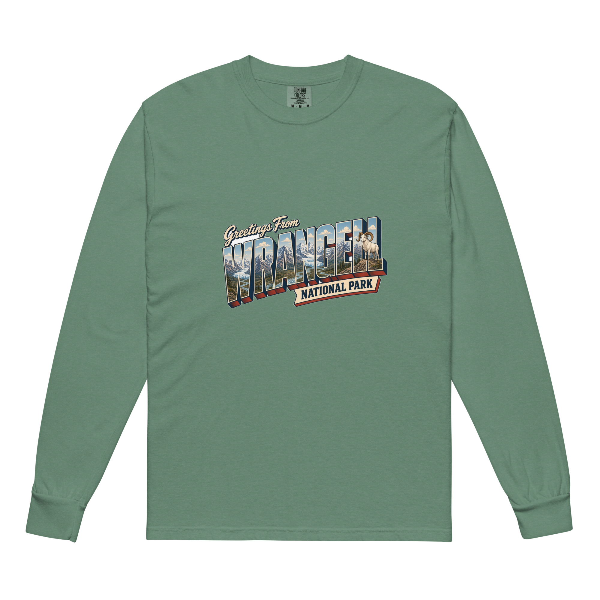 Wrangell–St. Elias National Park Postcard Long Sleeve